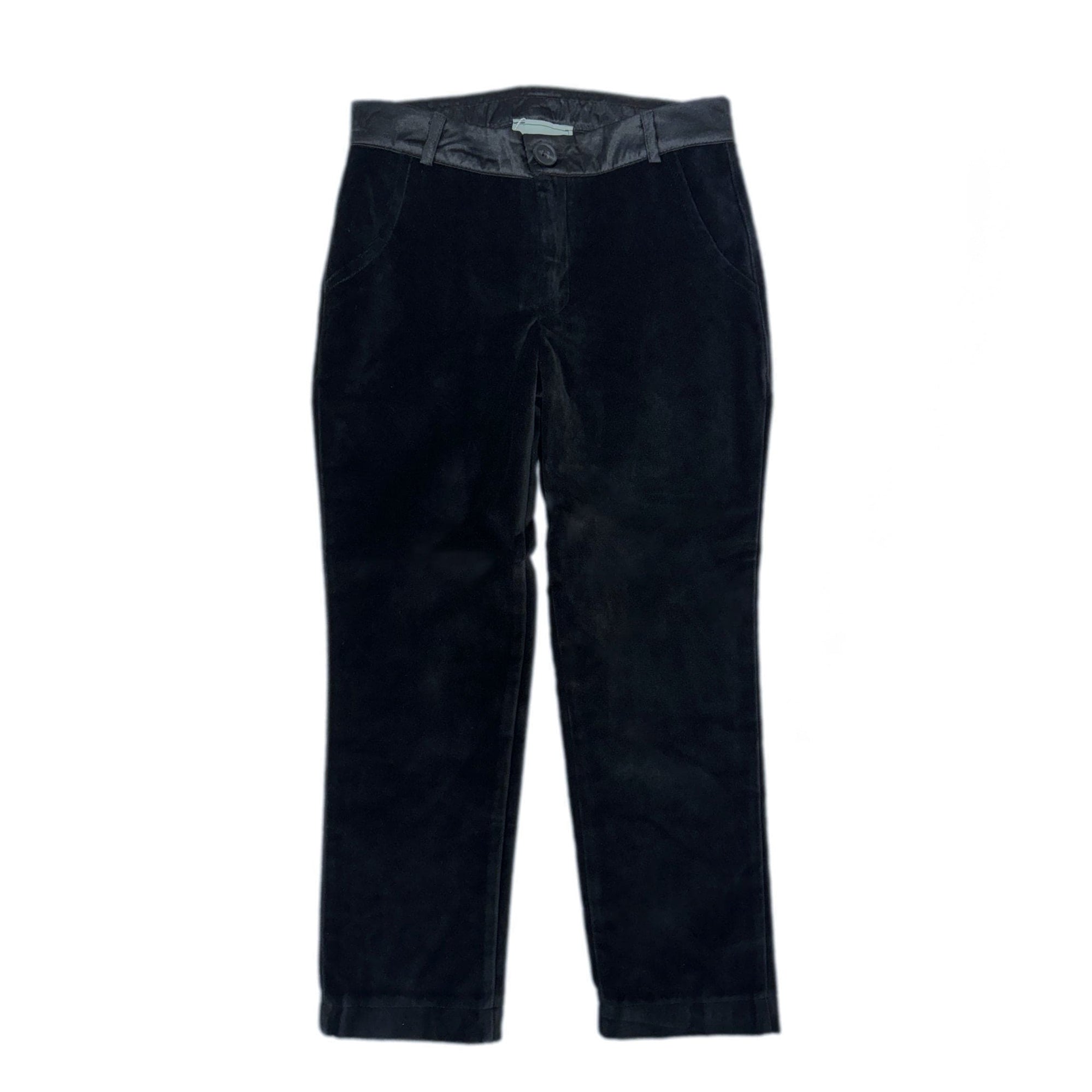Boys | Charlie Velour Tuxedo Pants | Black