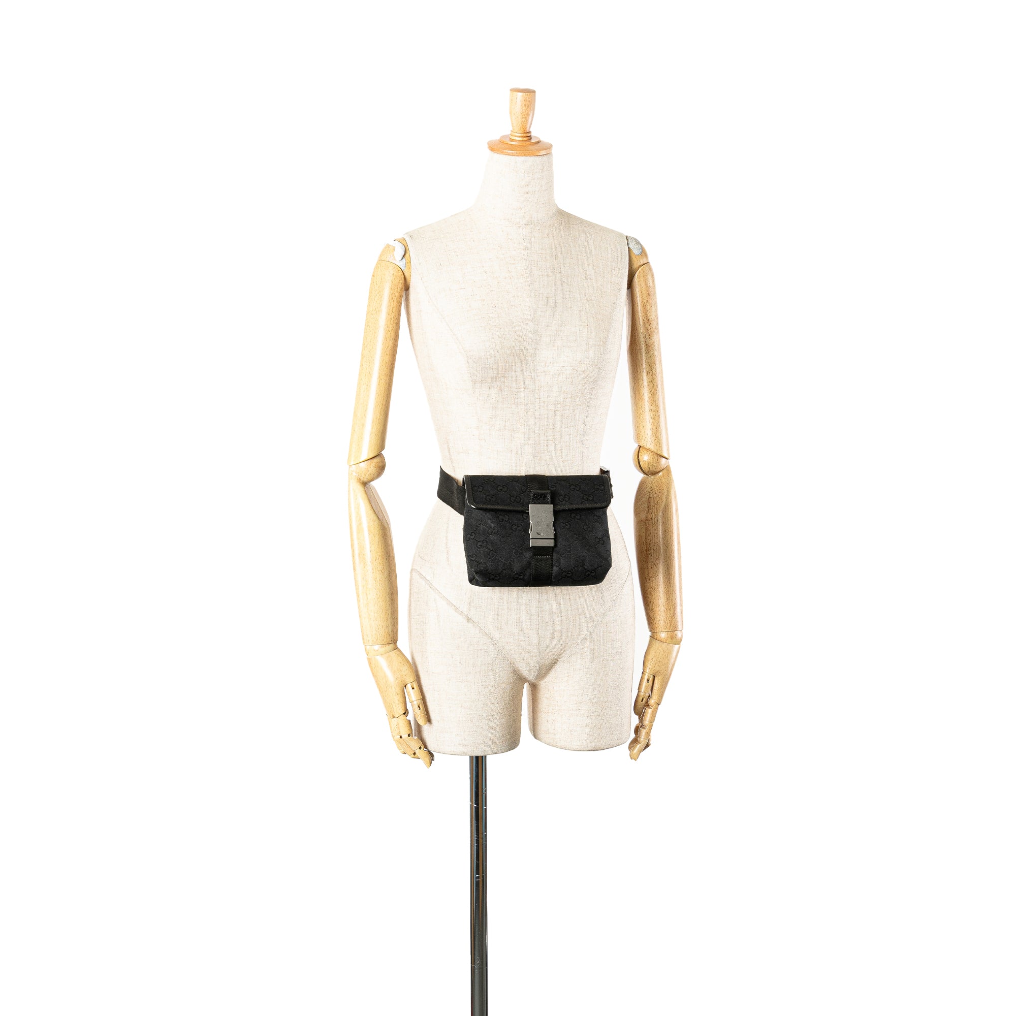 Gucci | Pre-Owned GG Canvas Belt Bag | Black