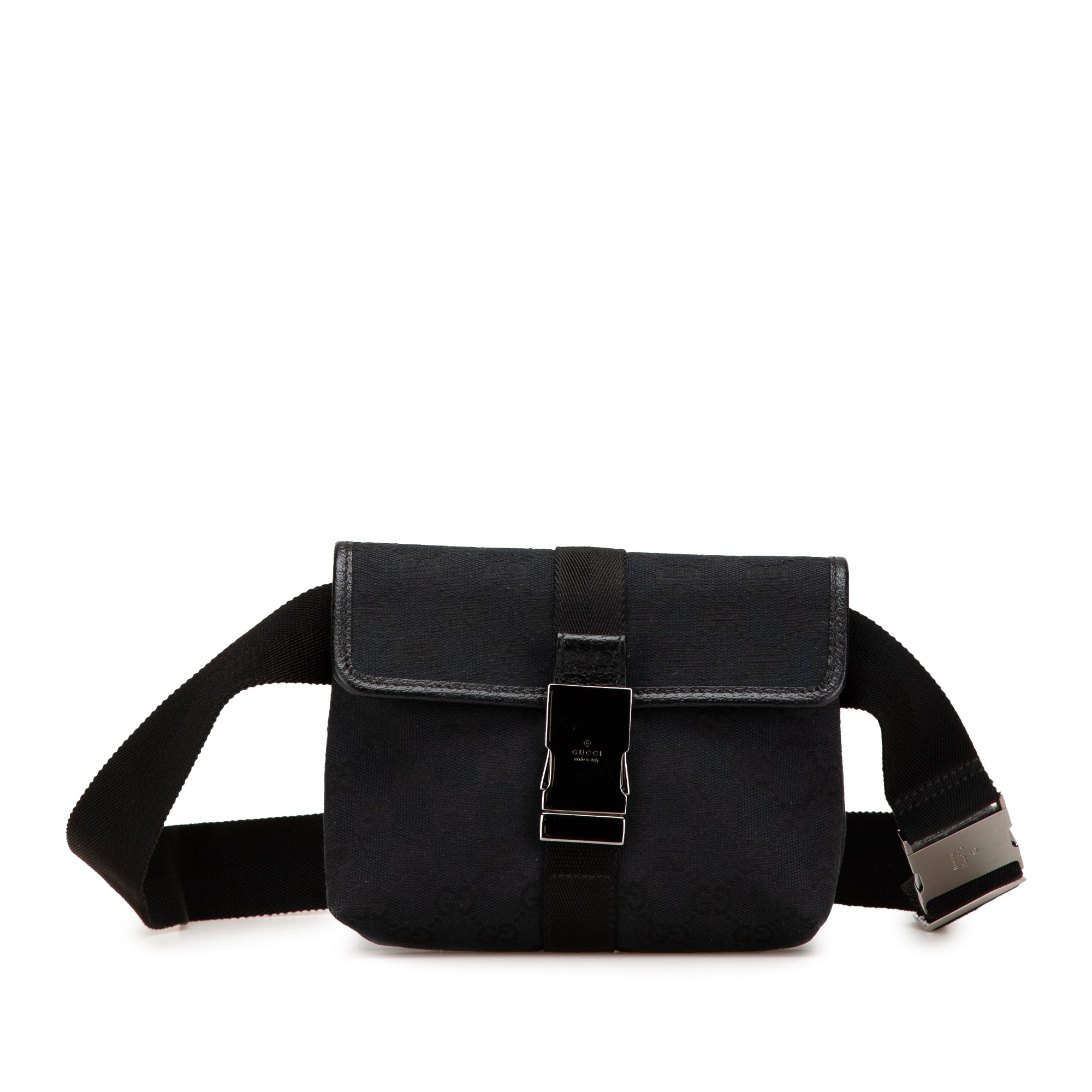 Gucci | Pre-Owned GG Canvas Belt Bag | Black