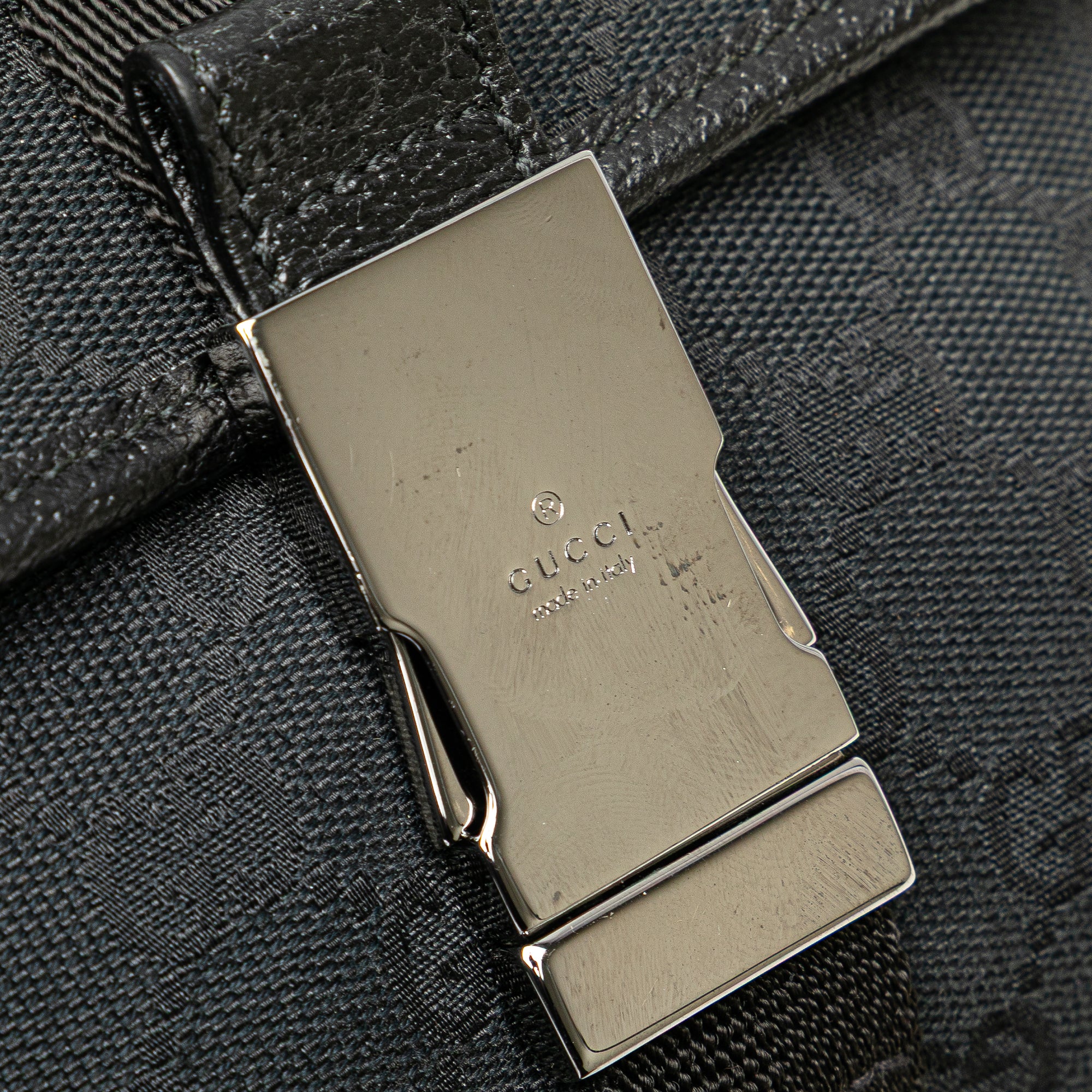 Gucci | Pre-Owned GG Canvas Belt Bag | Black