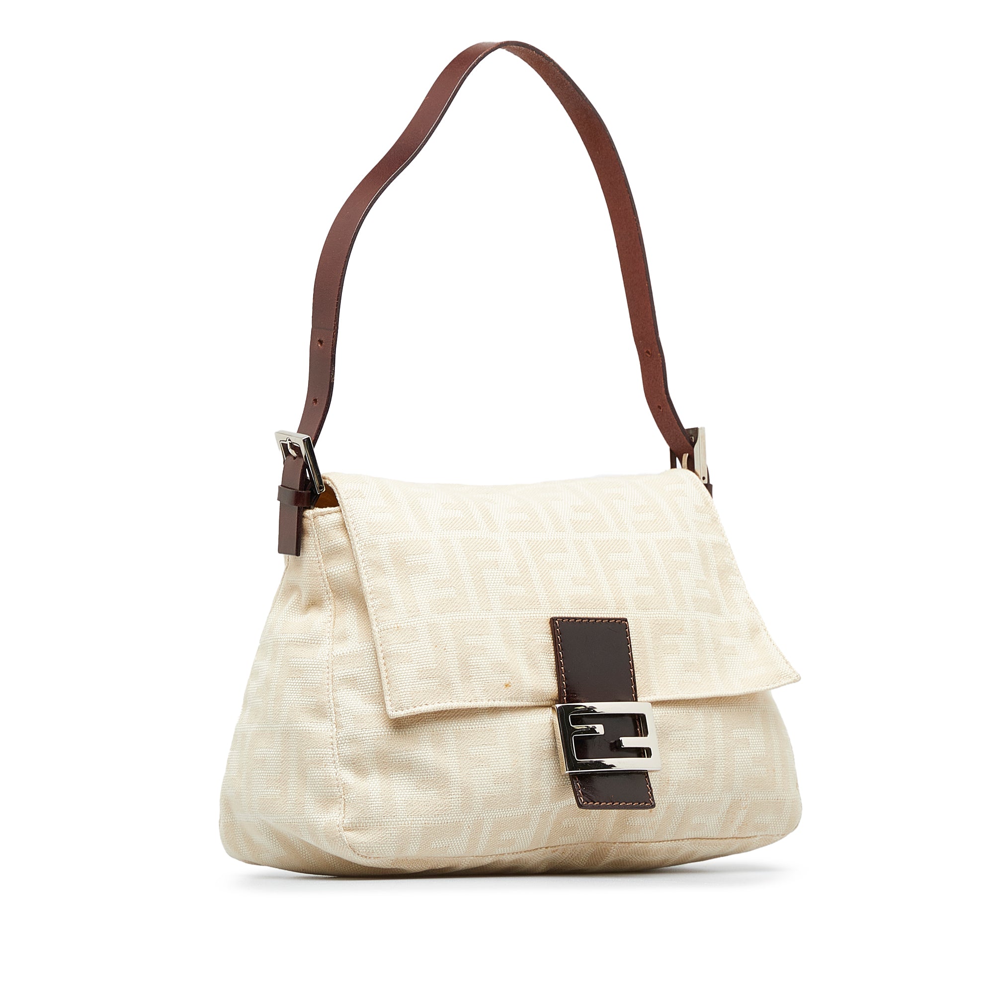 Fendi Pre-Owned Zucca Canvas Mamma Forever | Women | Brown x Light Beige