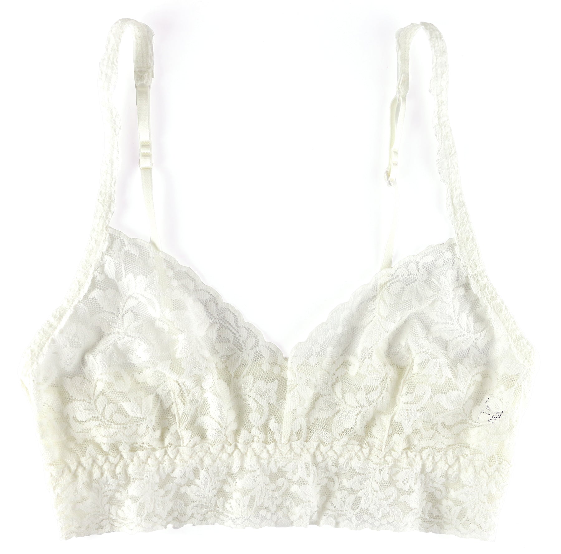 Retro V-Neck Bralette | Marshmallow