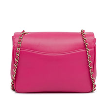 Chanel | Pre-Owned Lambskin CC Mania Flap | Pink/Hot Pink