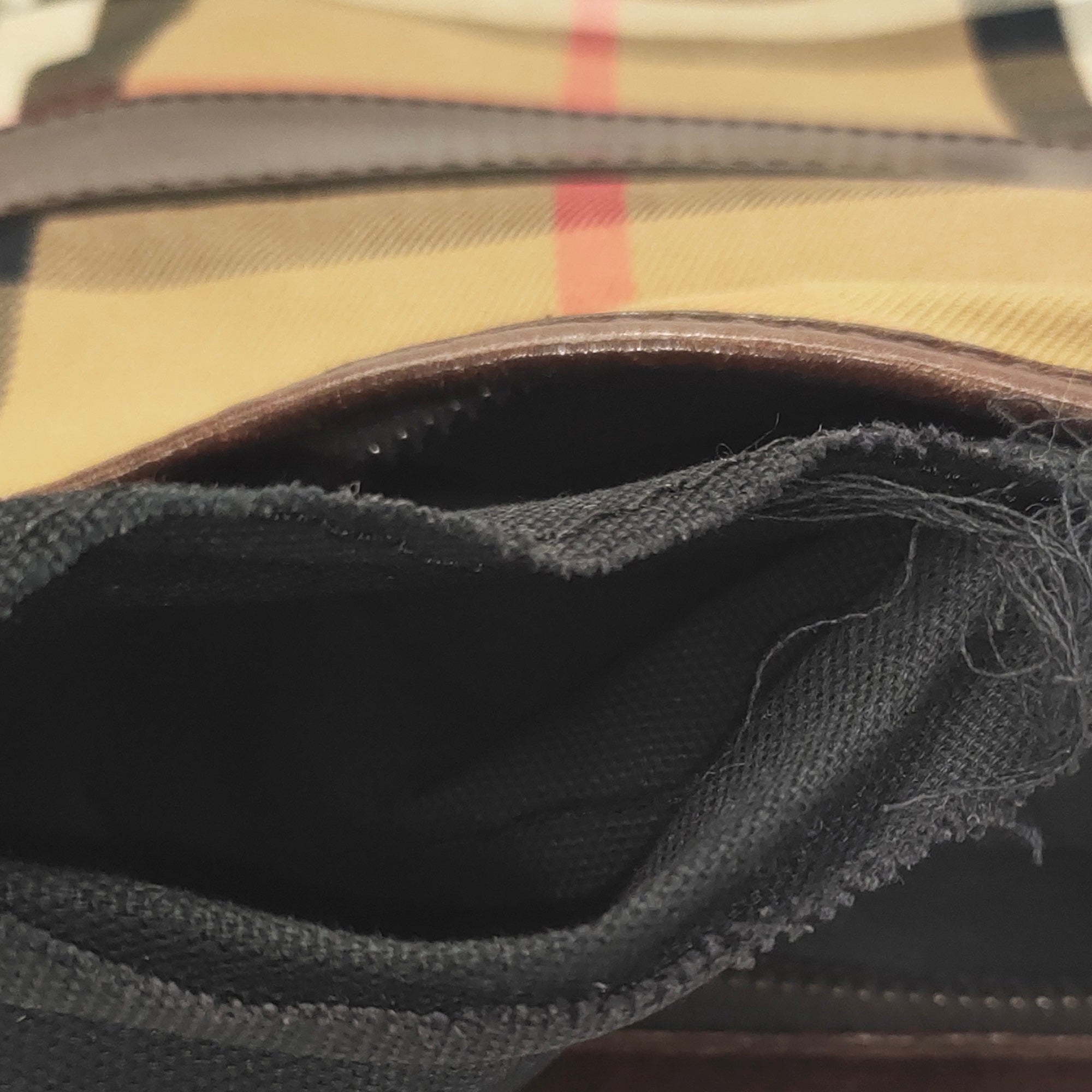 Burberry | Pre-Owned House Check Crossbody Bag | Brown
