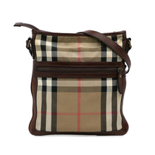 Burberry | Pre-Owned House Check Crossbody Bag | Brown