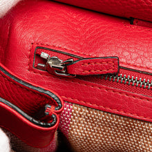 Gucci | Pre-Owned Medium Leather Bamboo Daily Satchel | Red