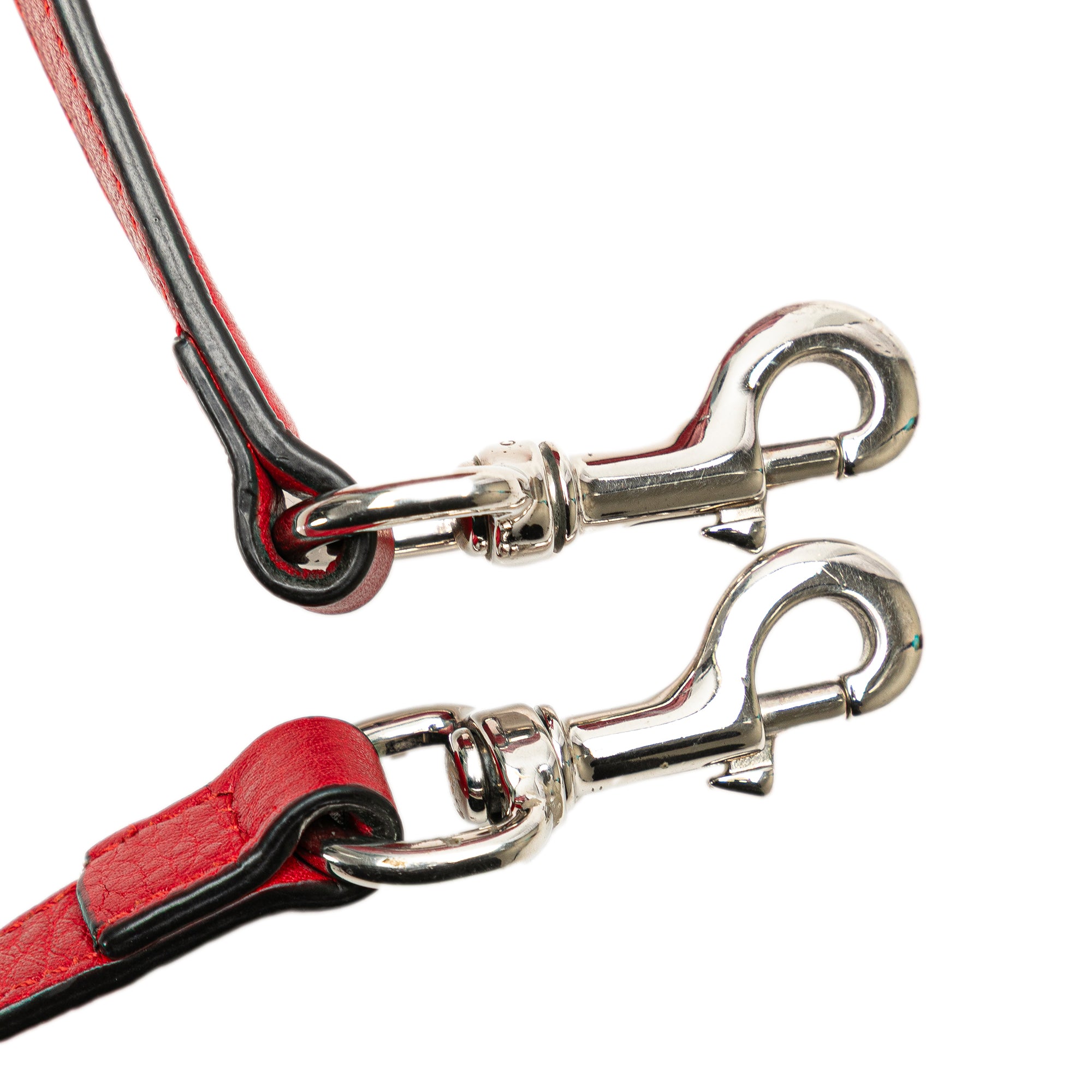 Gucci | Pre-Owned Medium Leather Bamboo Daily Satchel | Red