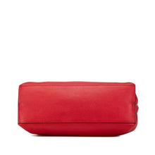 Gucci | Pre-Owned Medium Leather Bamboo Daily Satchel | Red