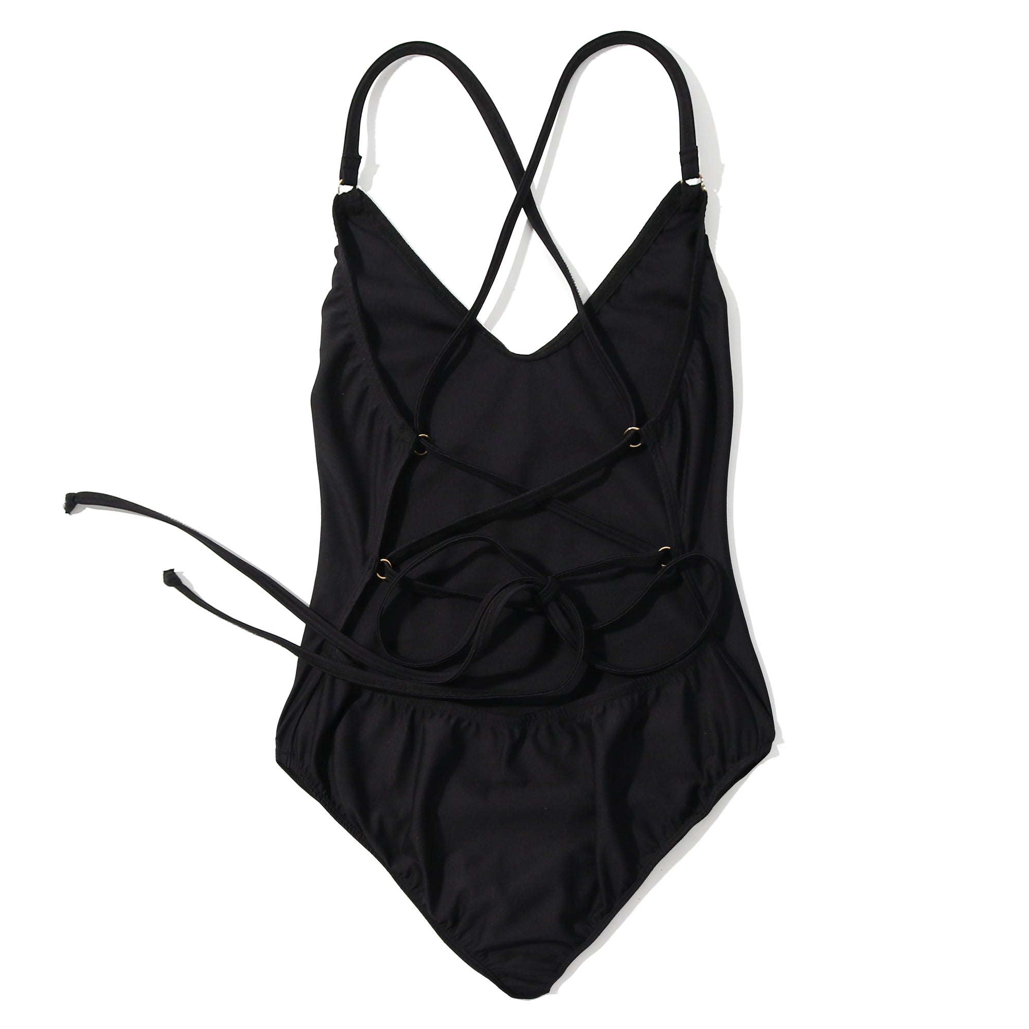 Brianna Sexy Back Bodysuit | Black