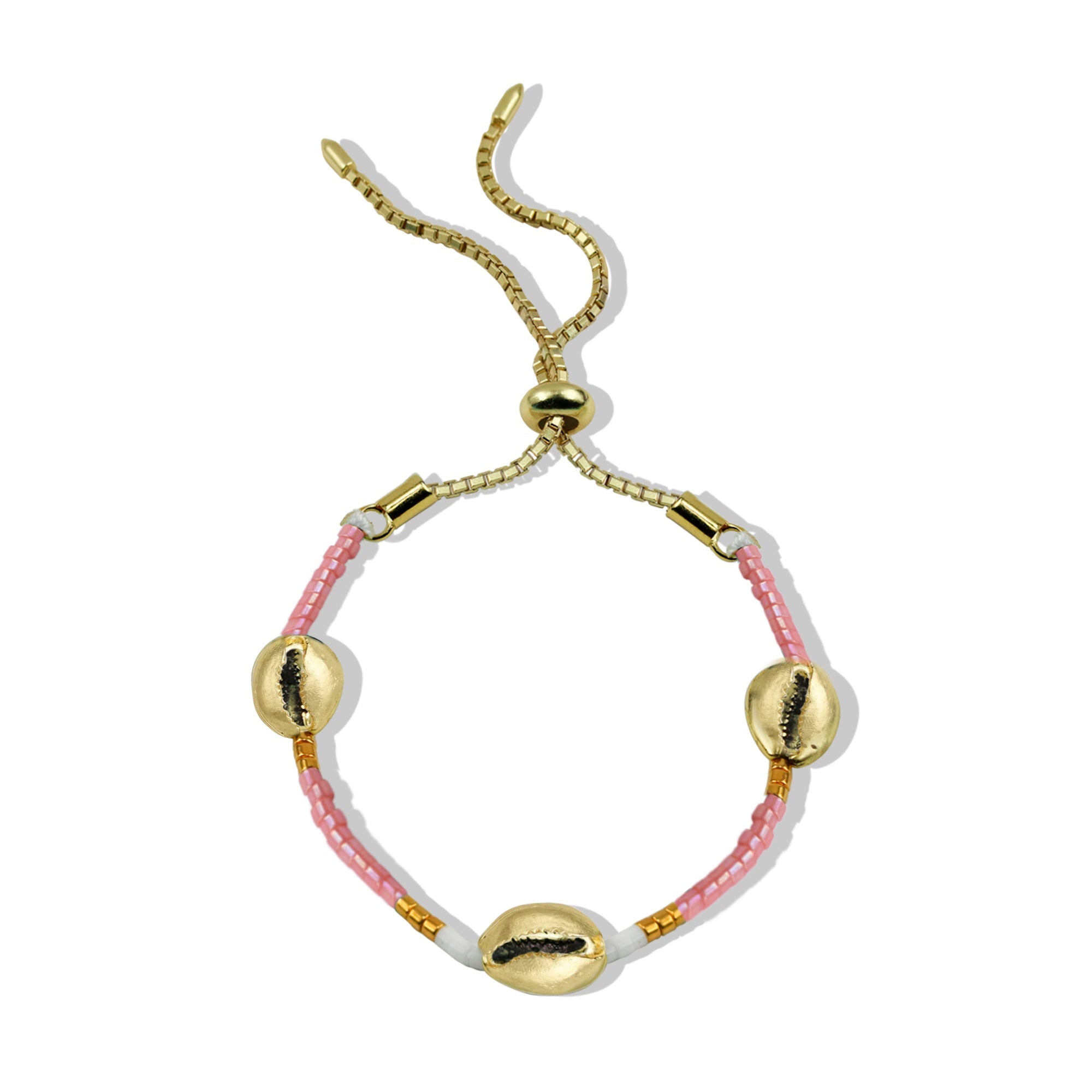 The Playa Shell Bracelet | Coral