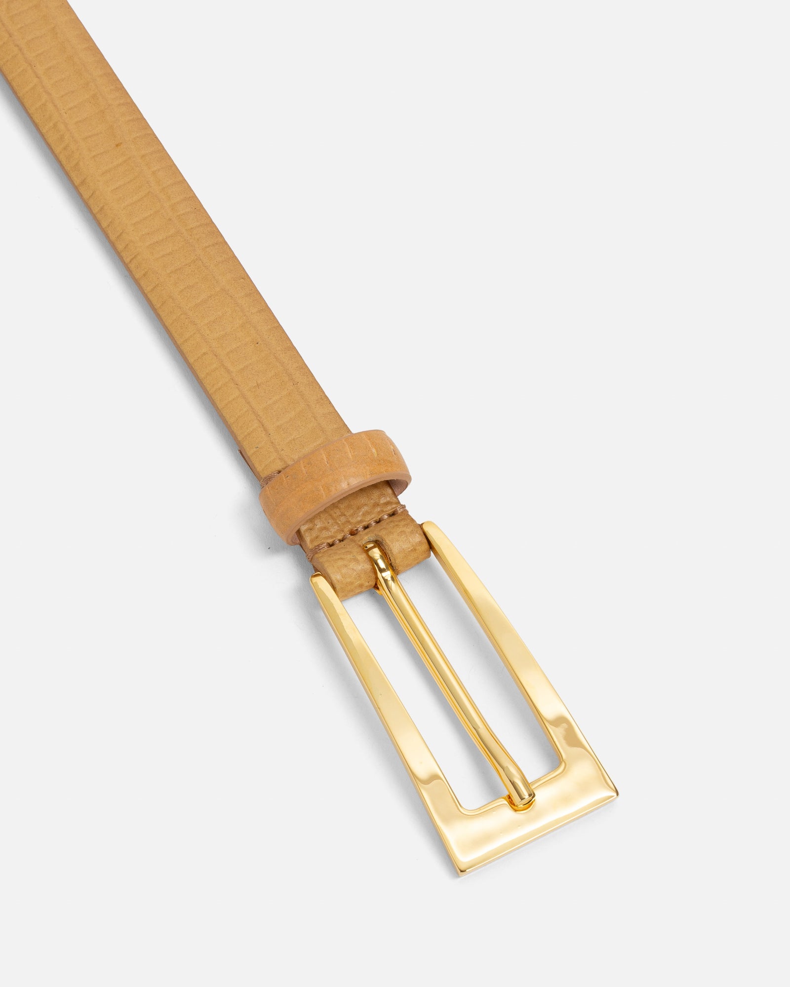 Mini No. 10 Belt | Sand Lizard/Gold