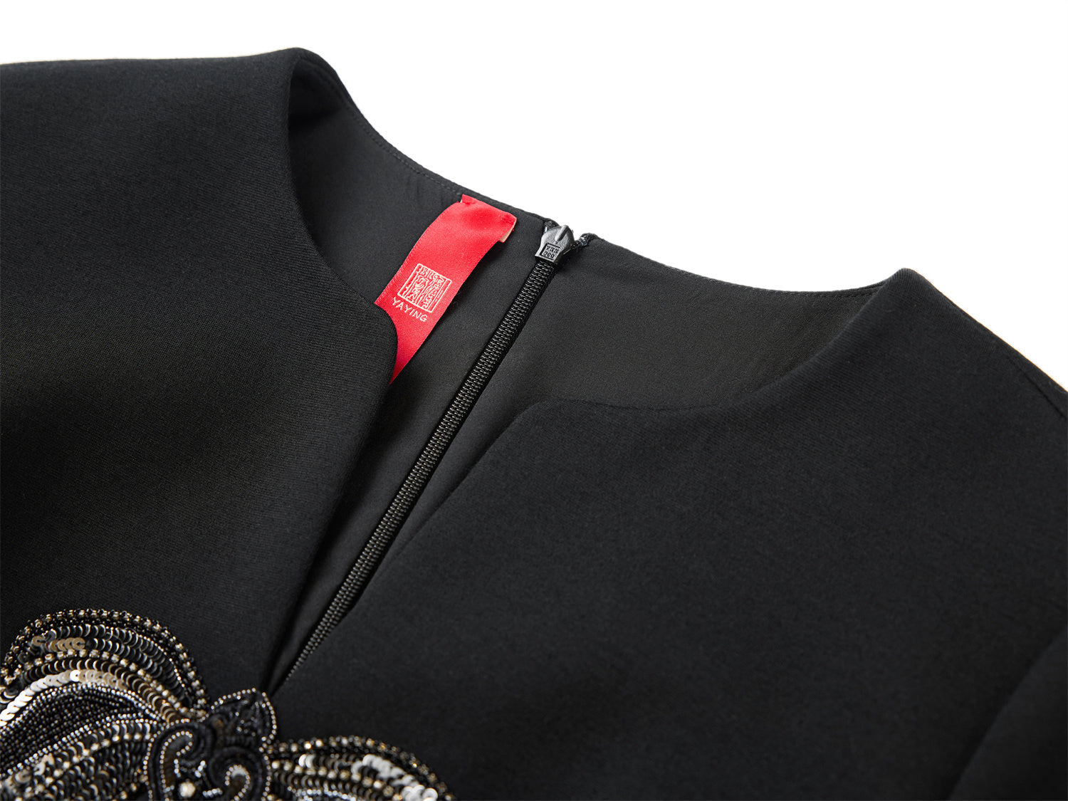 Wool Slim-Fit Dress | Black