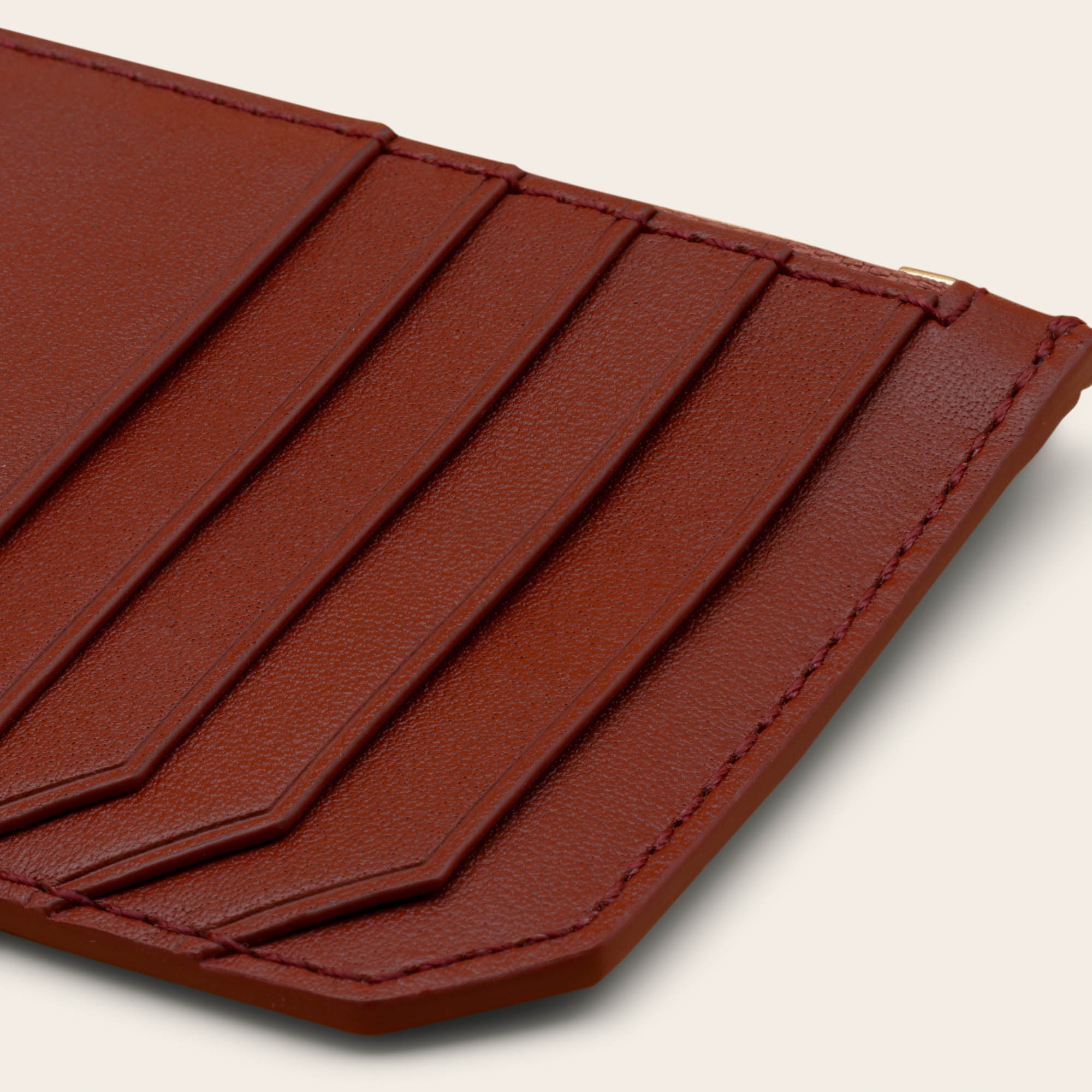 Unisex | Albee Leather Card Holder | Desert Sun