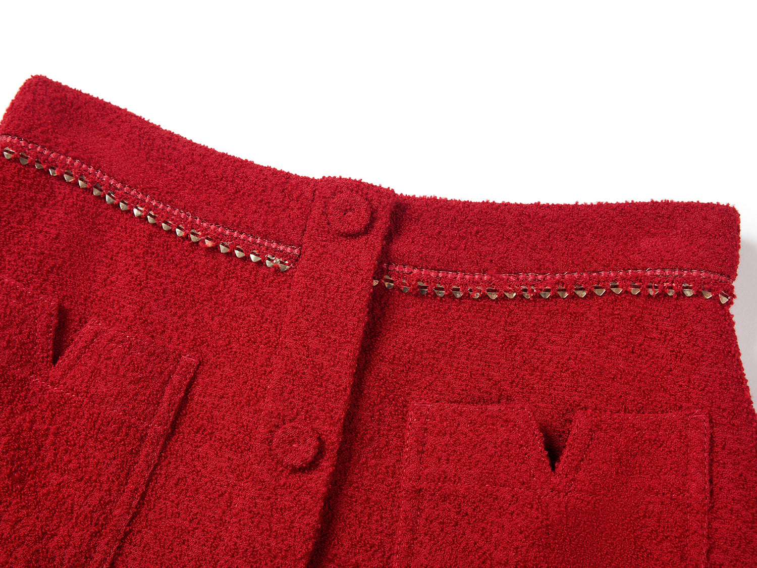 A-Line Midi Skirt | Claret