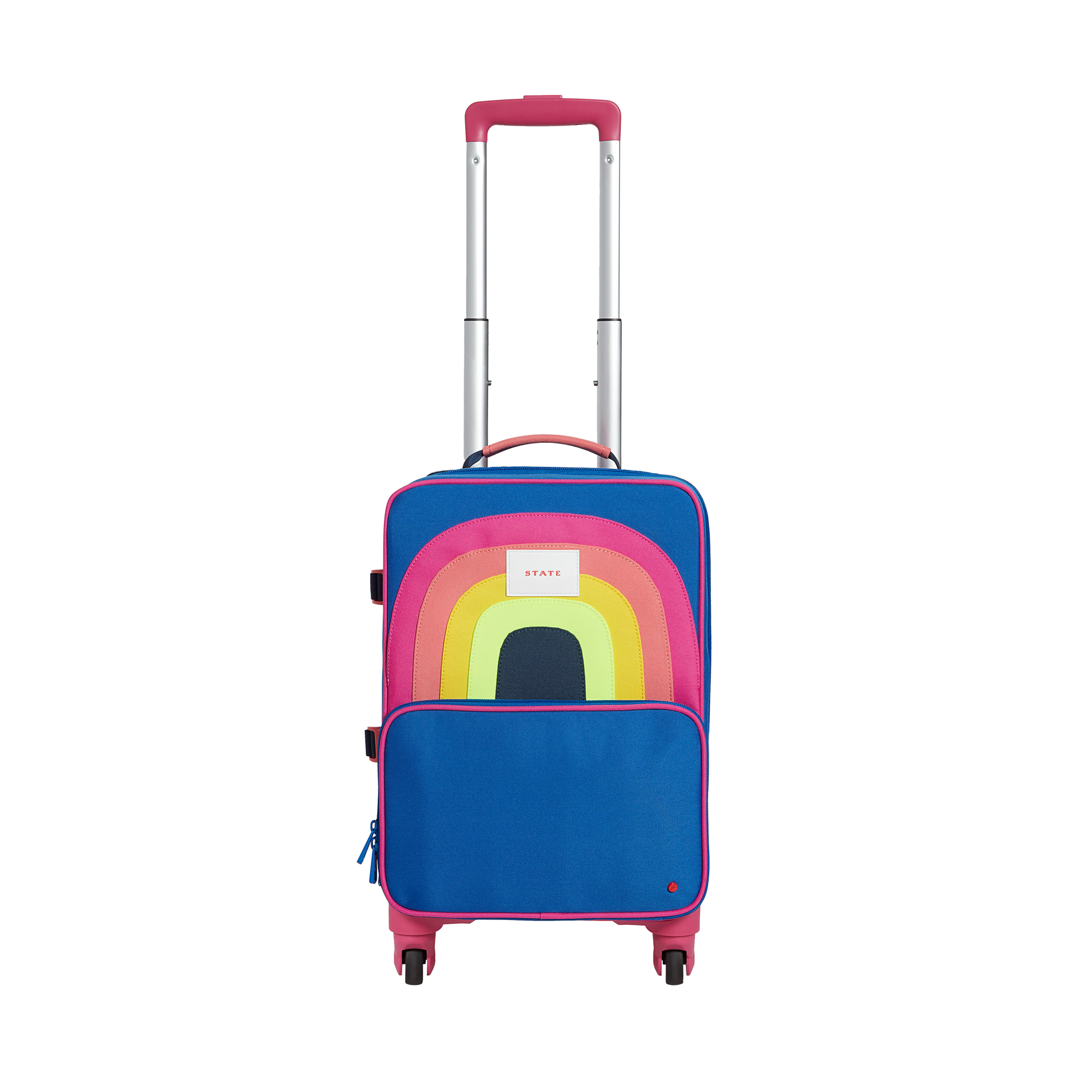 state bags mini Logan suitcase polyester rainbow front view click to zoom 