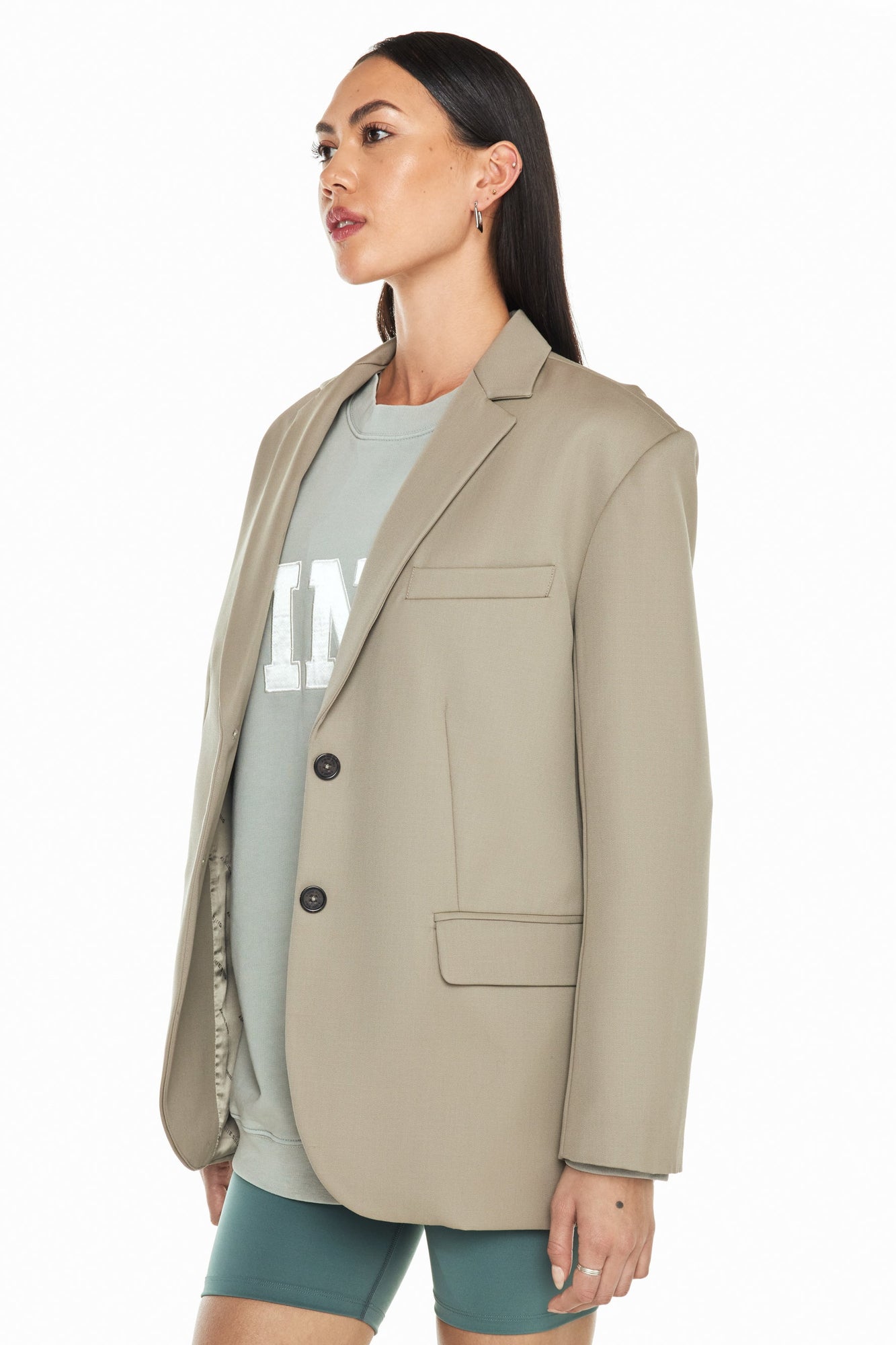 Anine Bing | Quinn Blazer | Green Khaki