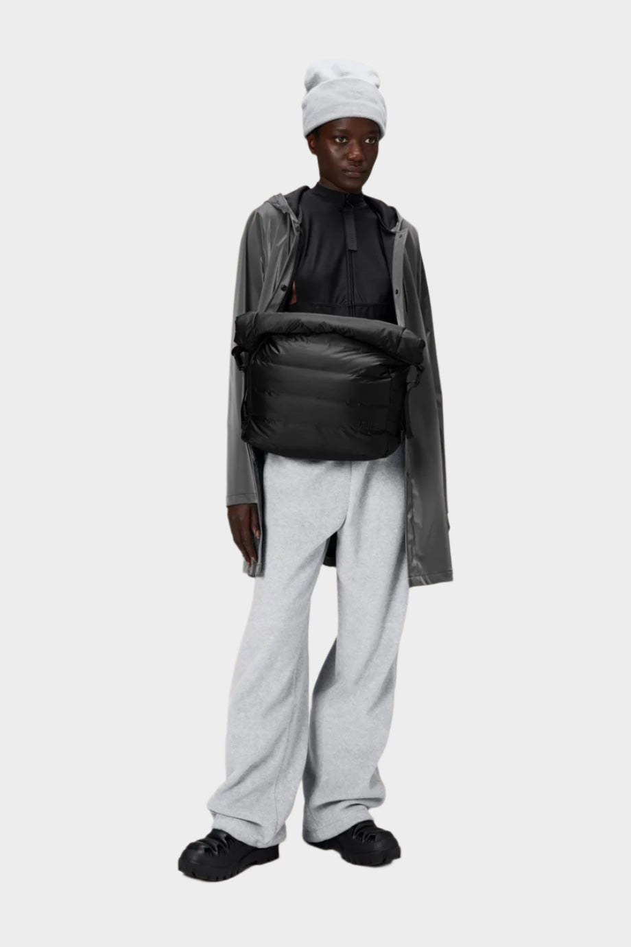 Rains | A-Line W Jacket W3 | Metallic Grey
