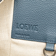 LOEWE | Pre-Owned Small Leather Hammock Bag | Blue