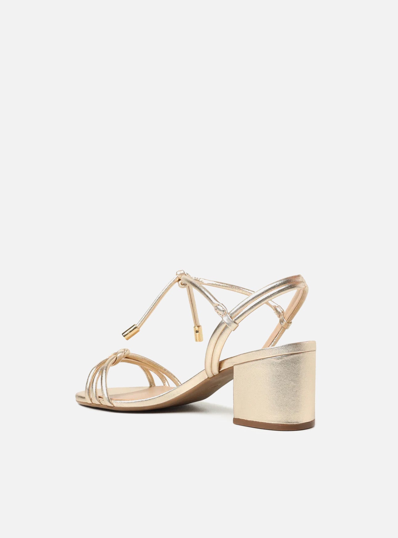 AREZZO | Camila Mid Block Sandal | Gold