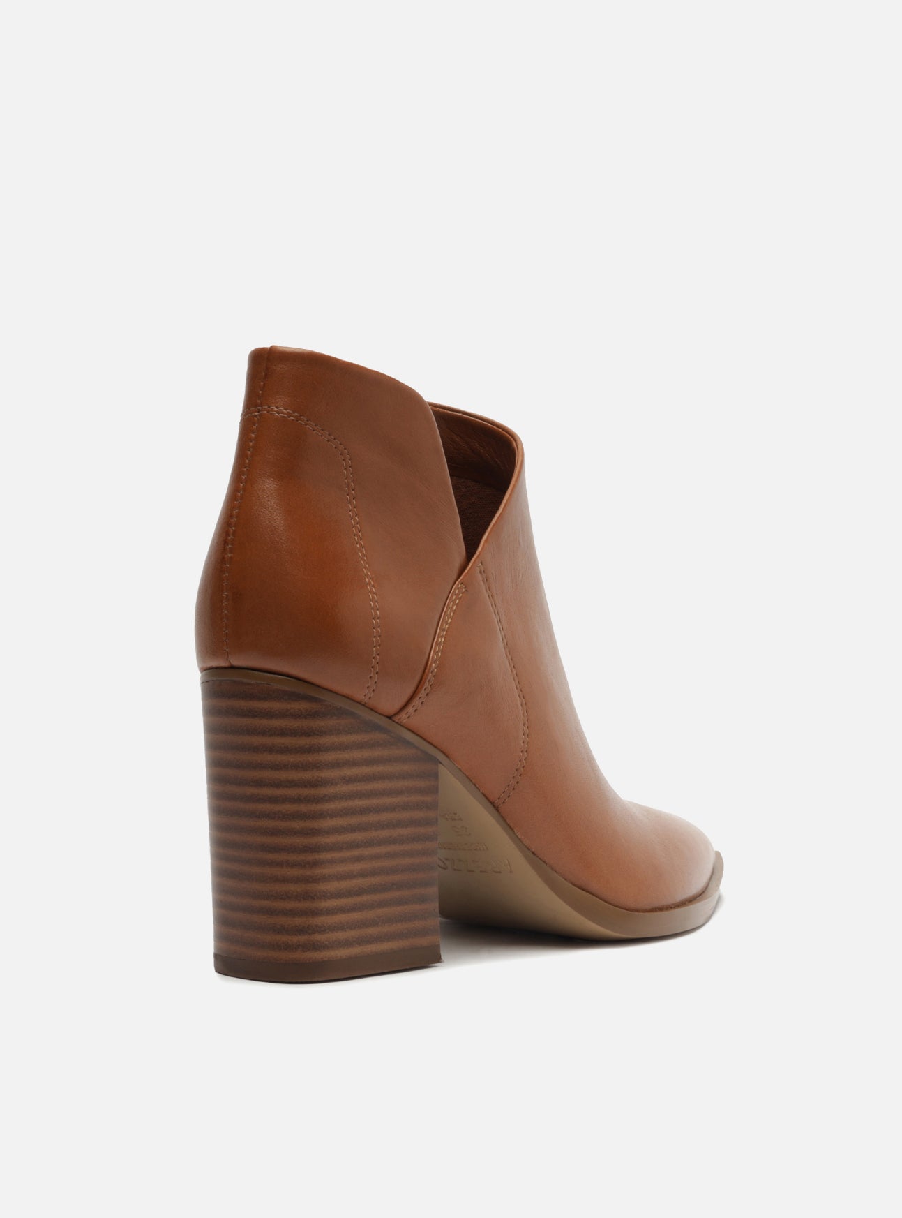 AREZZO | Cora Mid Block Ankle Boot | Brown