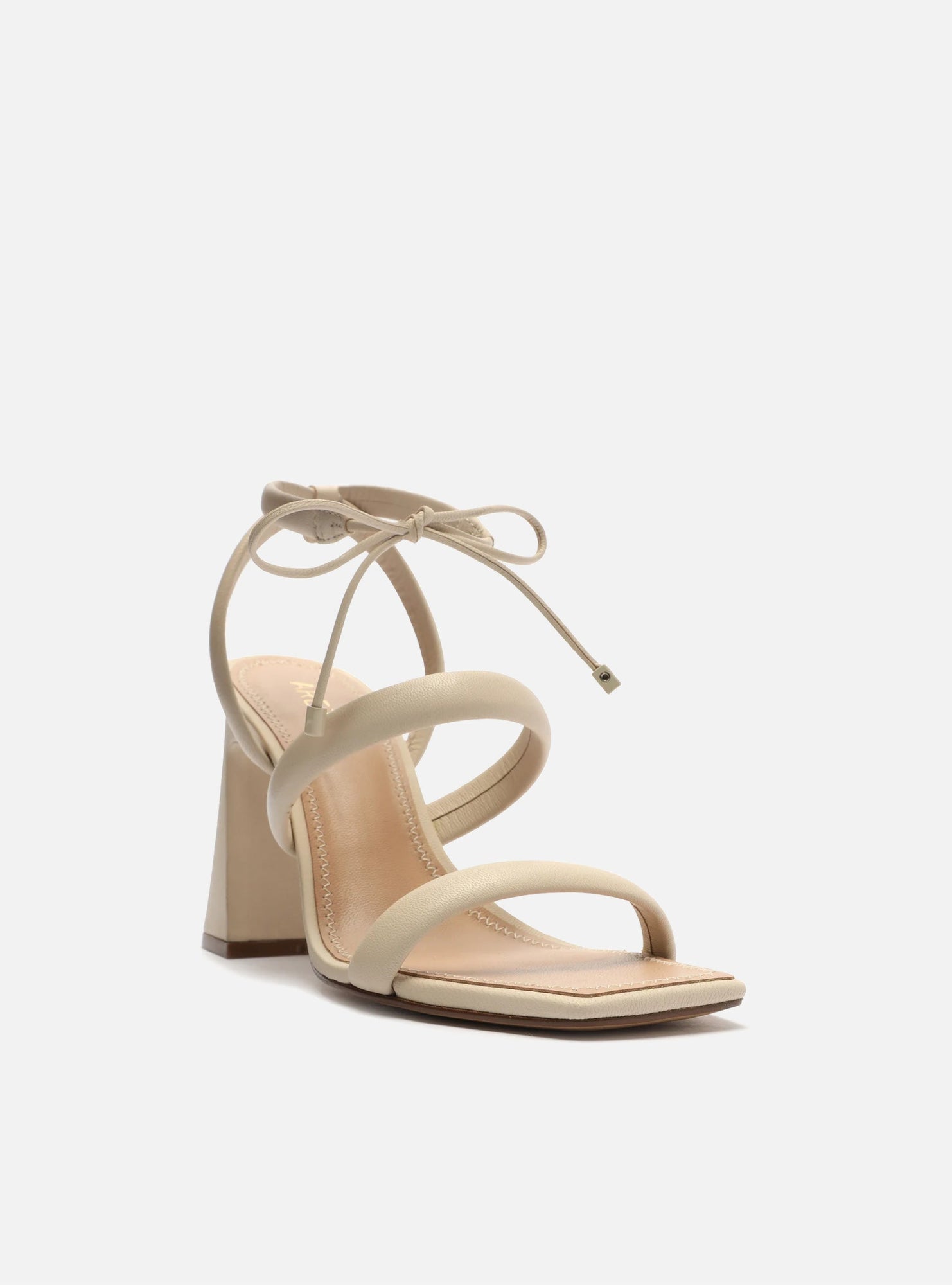 AREZZO | Lenny High Block Sandal | White