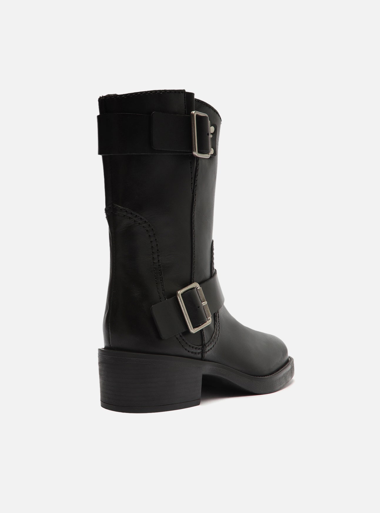 AREZZO | Lucy Low Block Boot | Black