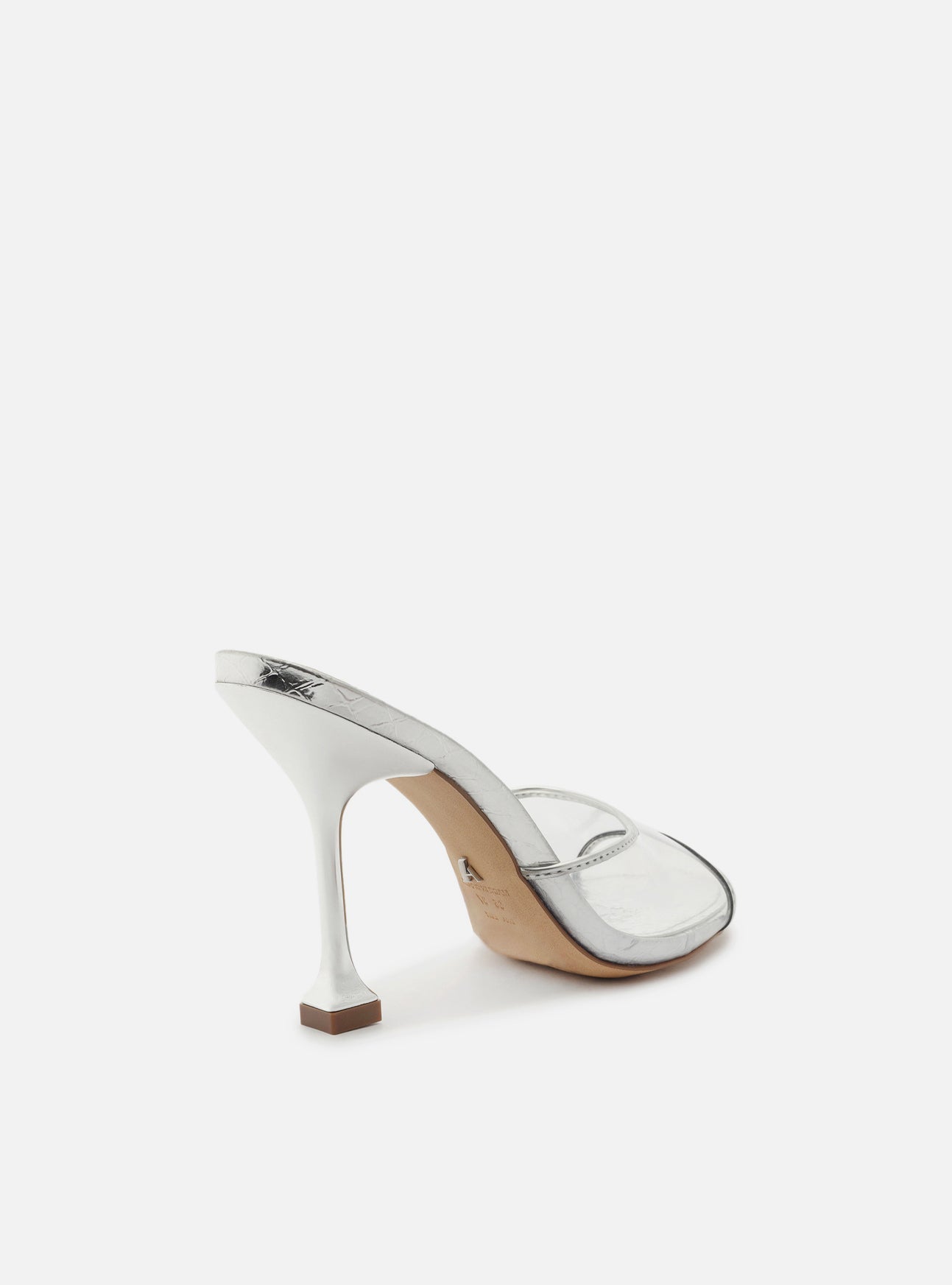 AREZZO | Micah High Stiletto Sandal | Silver