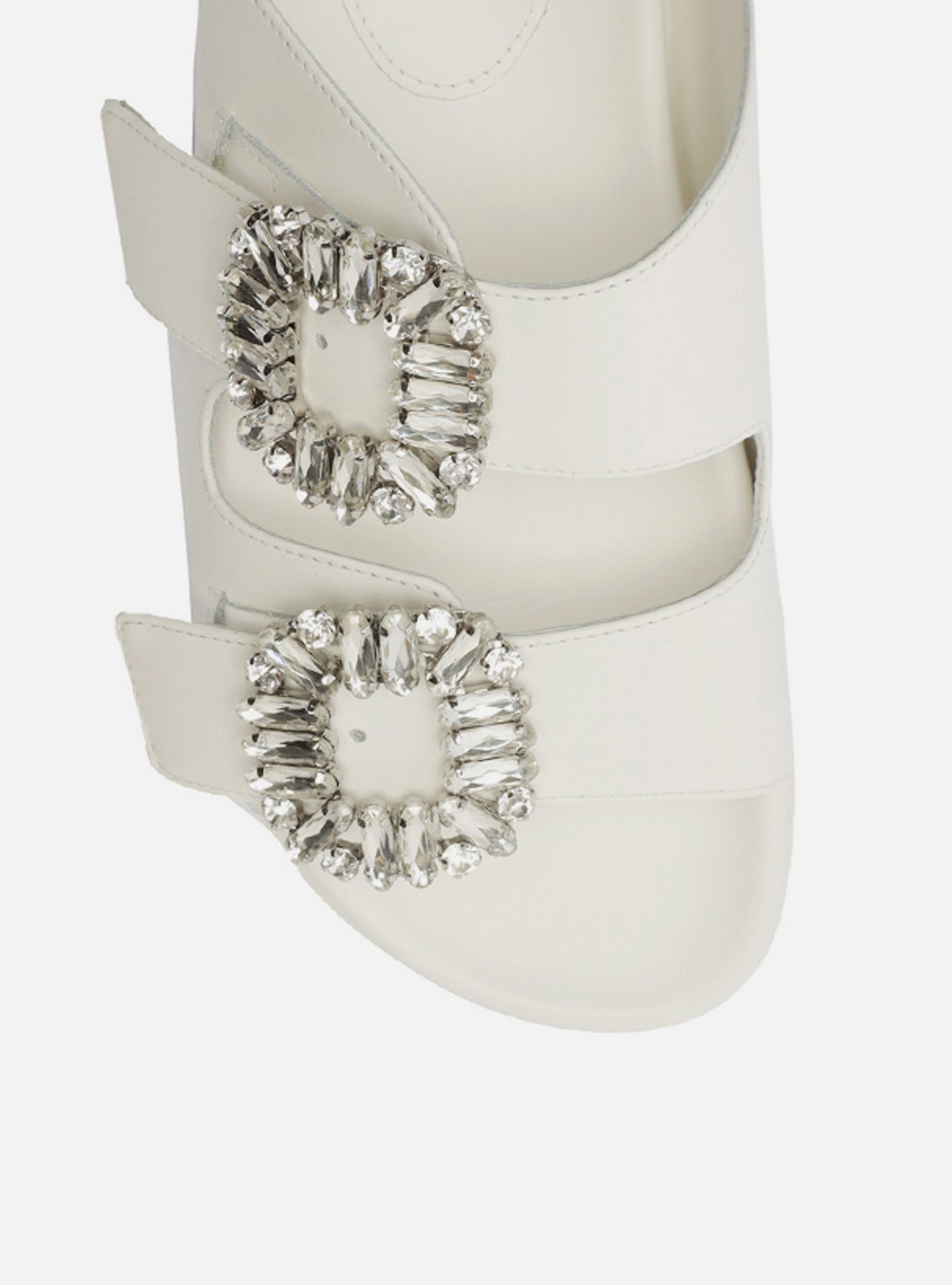 AREZZO | Pasley Flat Sandal | White