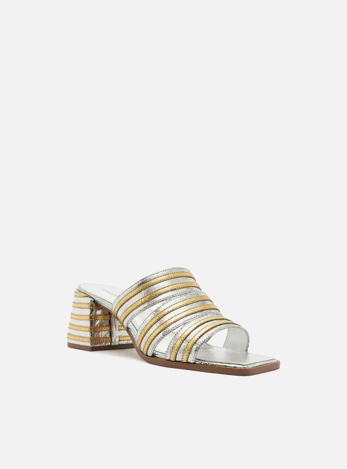 AREZZO | Heidi Mid Block Sandal | Multicolor