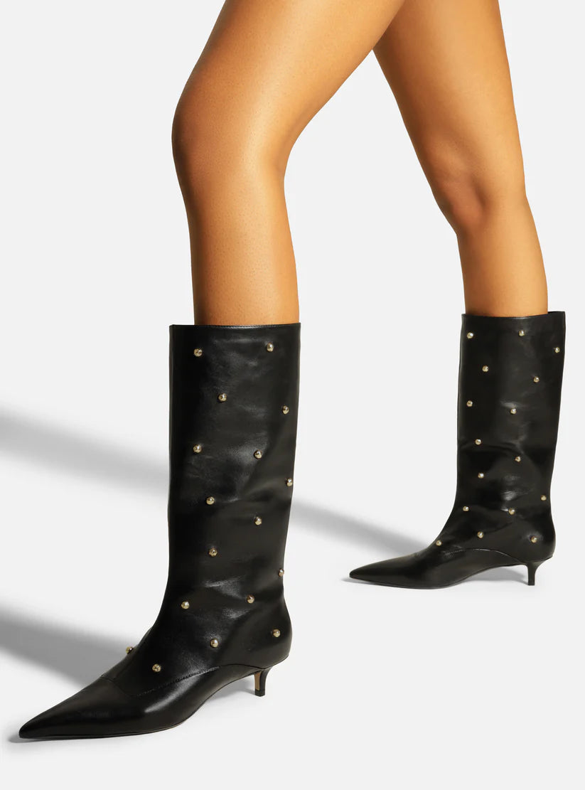 AREZZO | The Campaign Leather Boot | Black