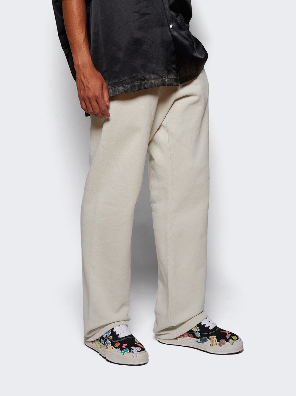 Men | Maison MIHARA YASUHIRO | "baker" Og Sole Sticker Printed Low-top Sneaker | Black