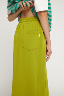 Cotton Elastic Skirt | Women | Pea Green