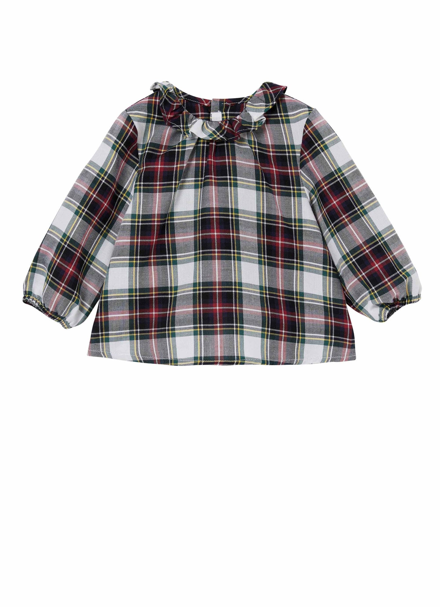 Baby Girls | Tartan Shirt | Blue Oceano