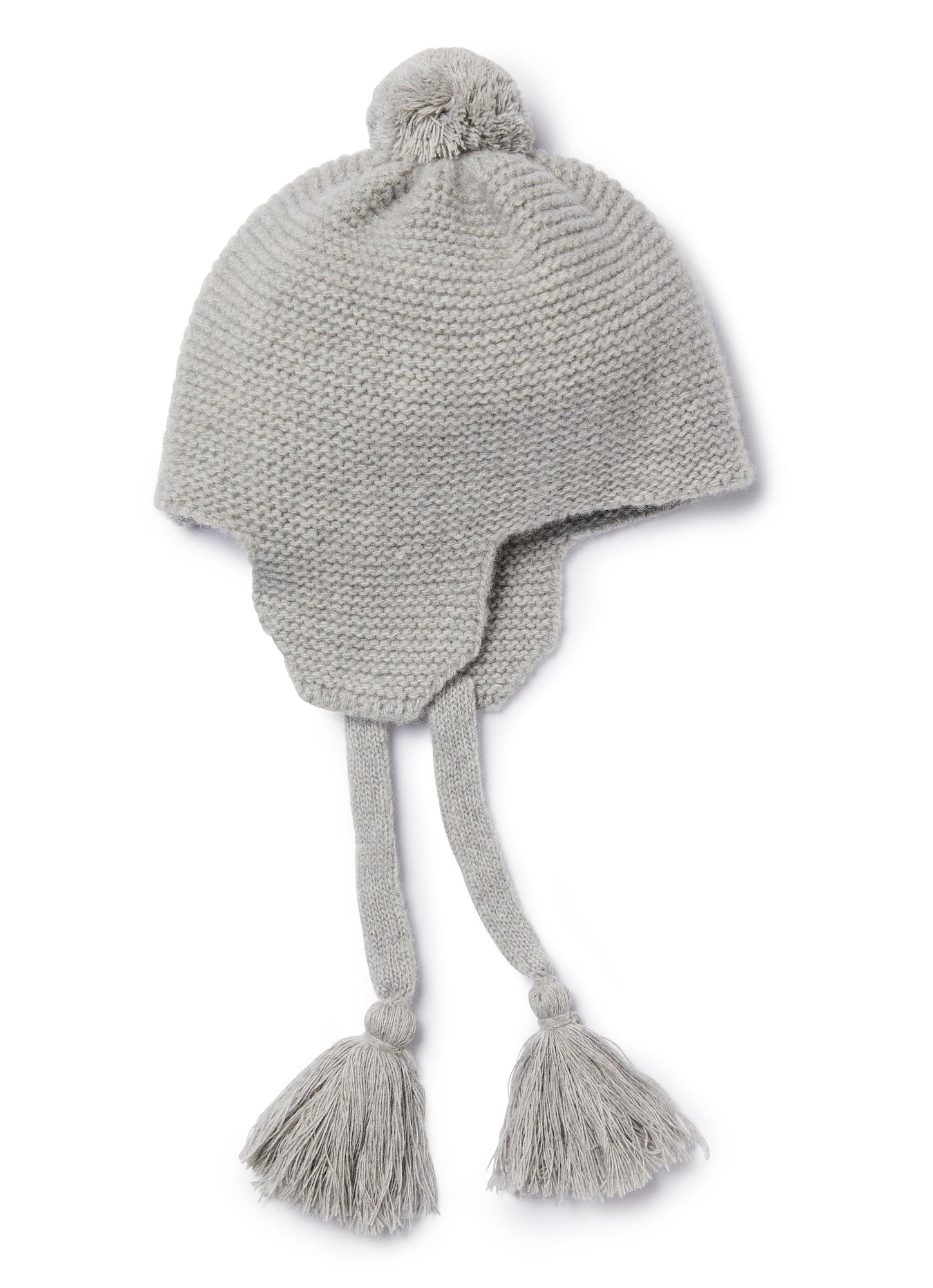 Baby Boys | Hat with Ear Flaps | Cloud Grey