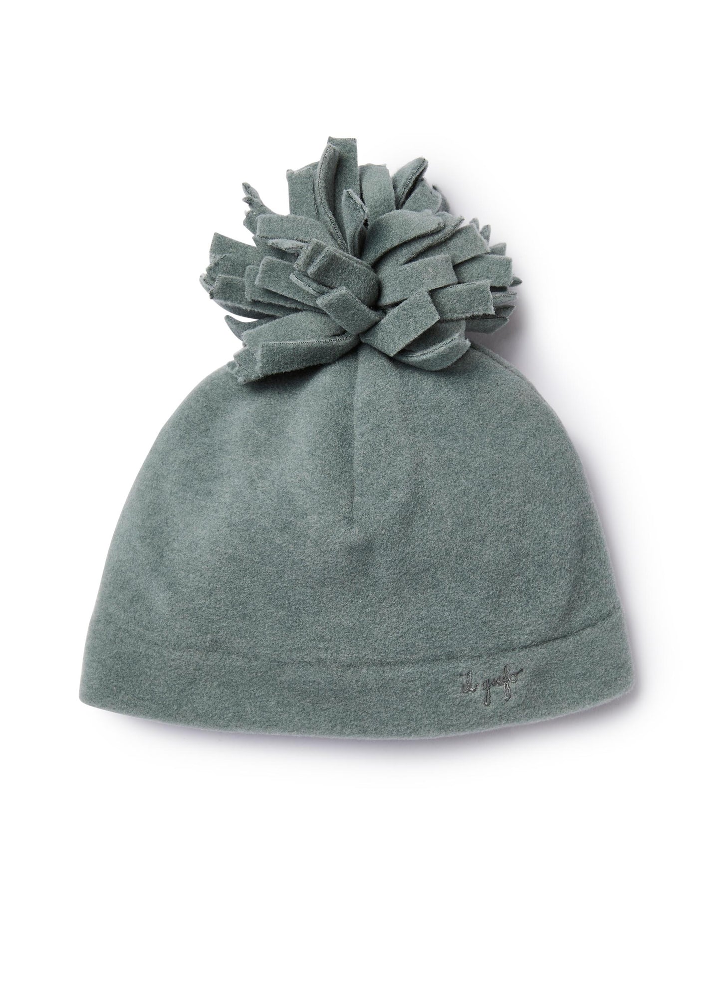 Girls | Hat with Grey Pom-Pon | Gray Ardesia