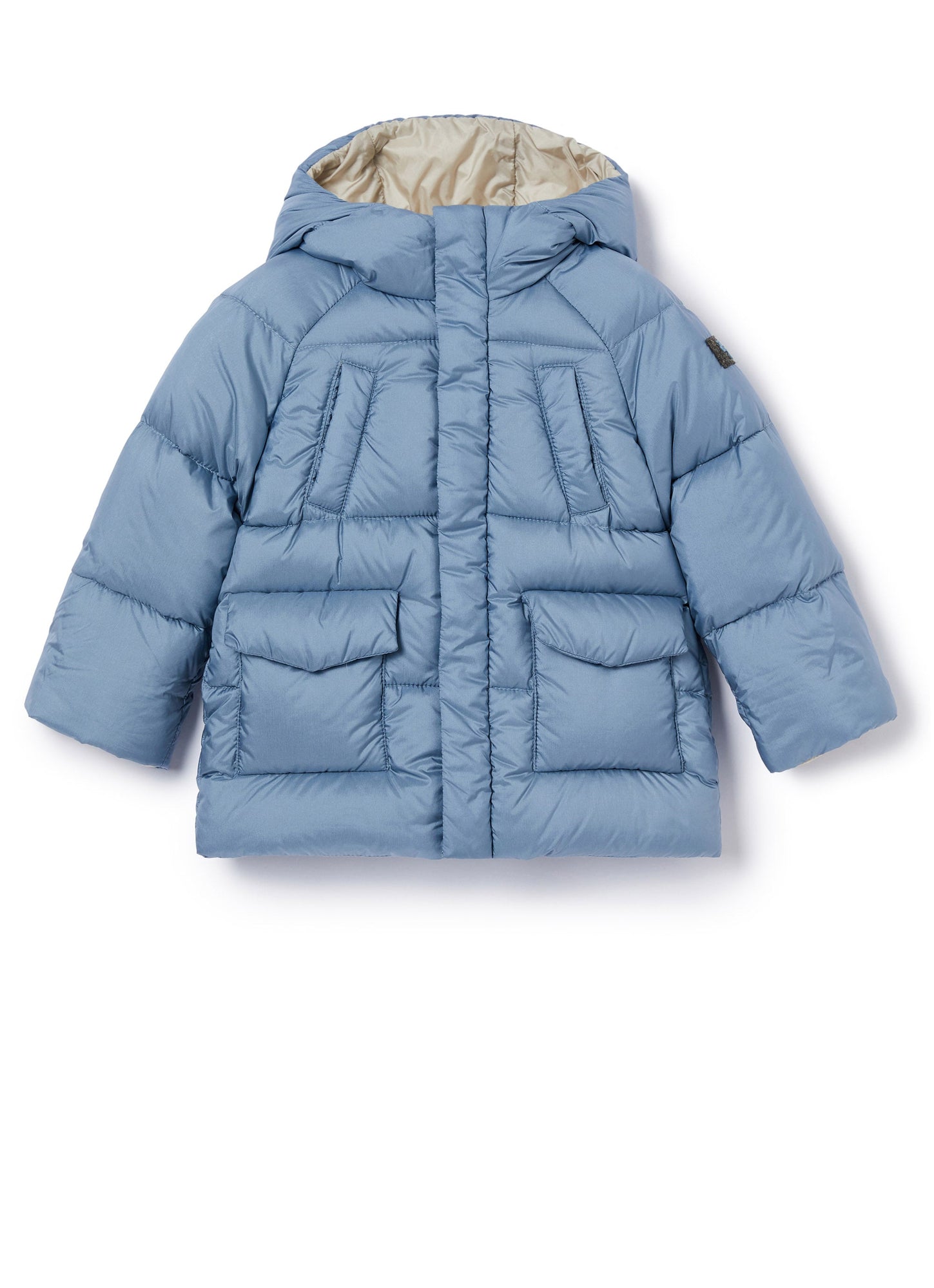 Baby Boys | Down-Proof Long Down Jacket | Cielo Cupo Sabbia