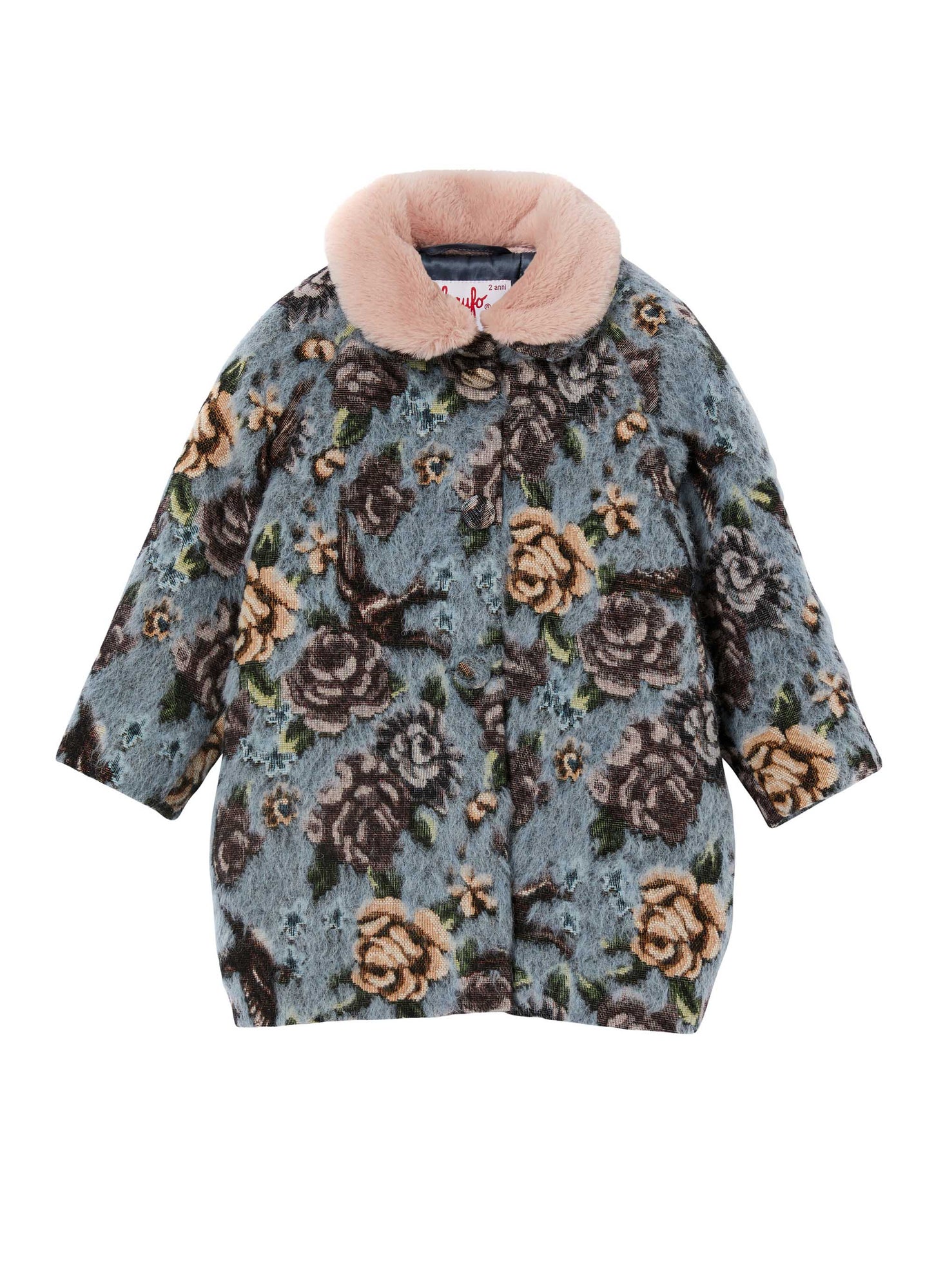Girls | Flowered Coat | Cielo Cupo