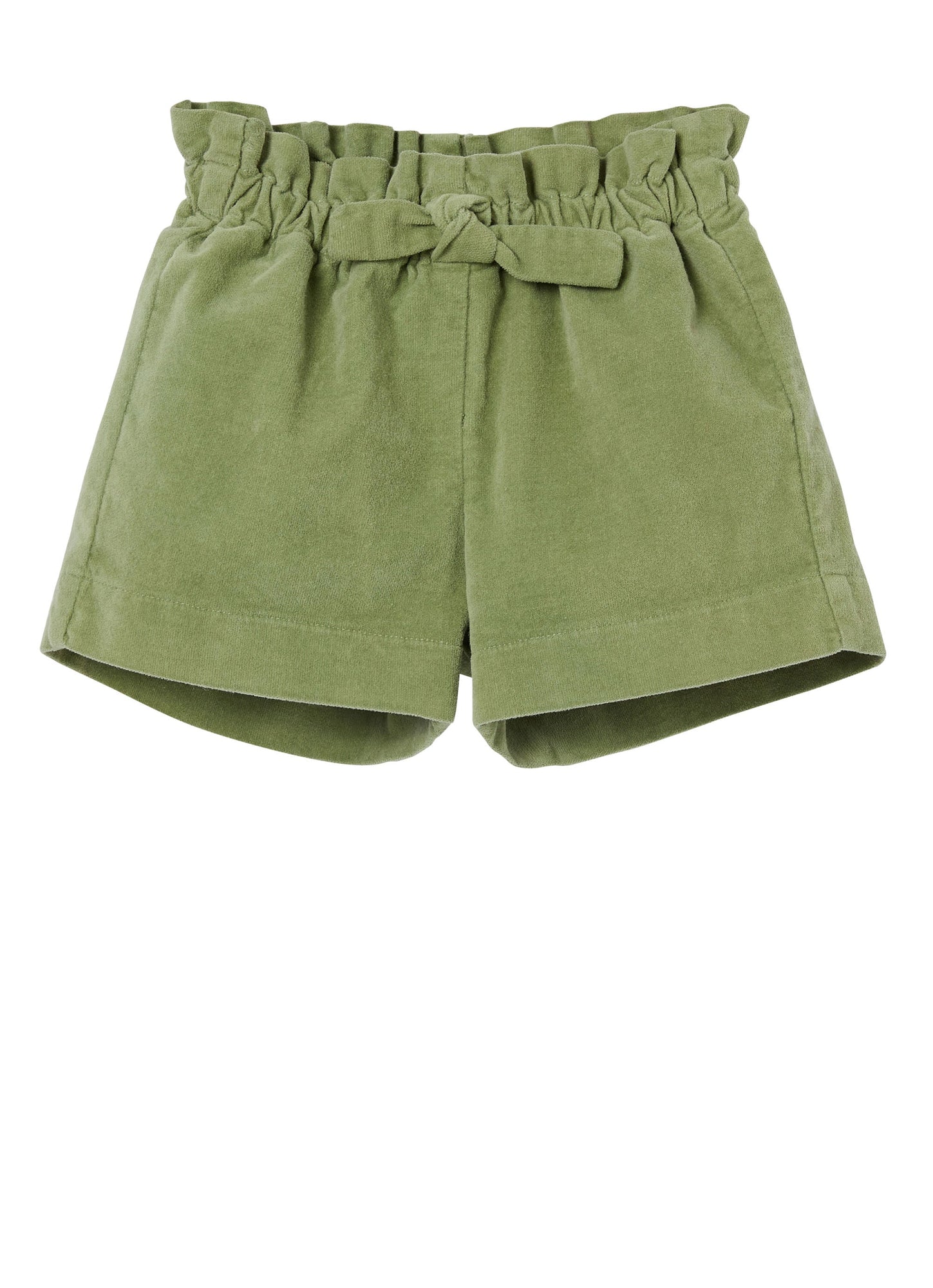 Baby Girls | Velvet Shorts | Sage