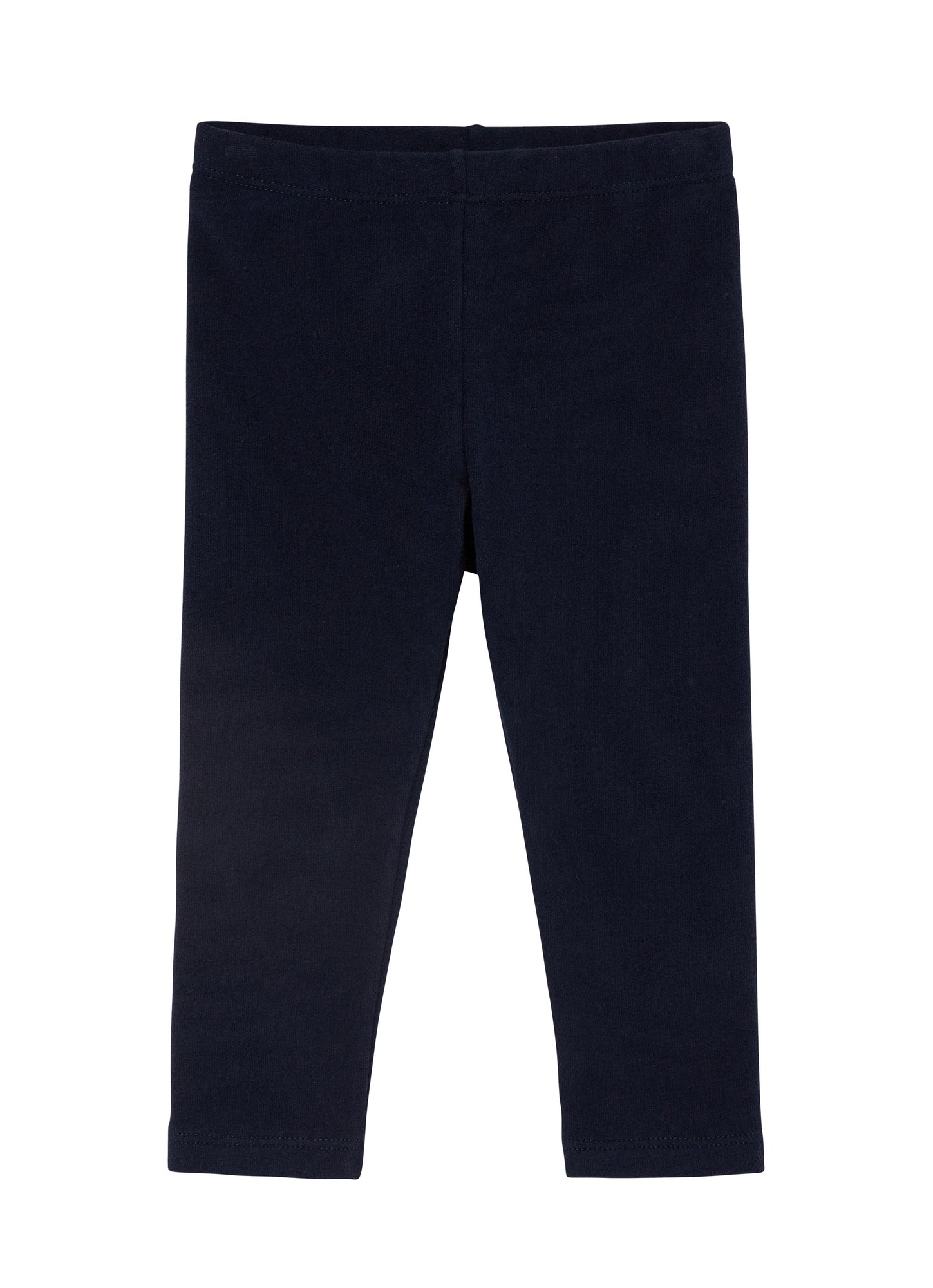 Girls | Stretch Cotton Fleece Leggings | Blue