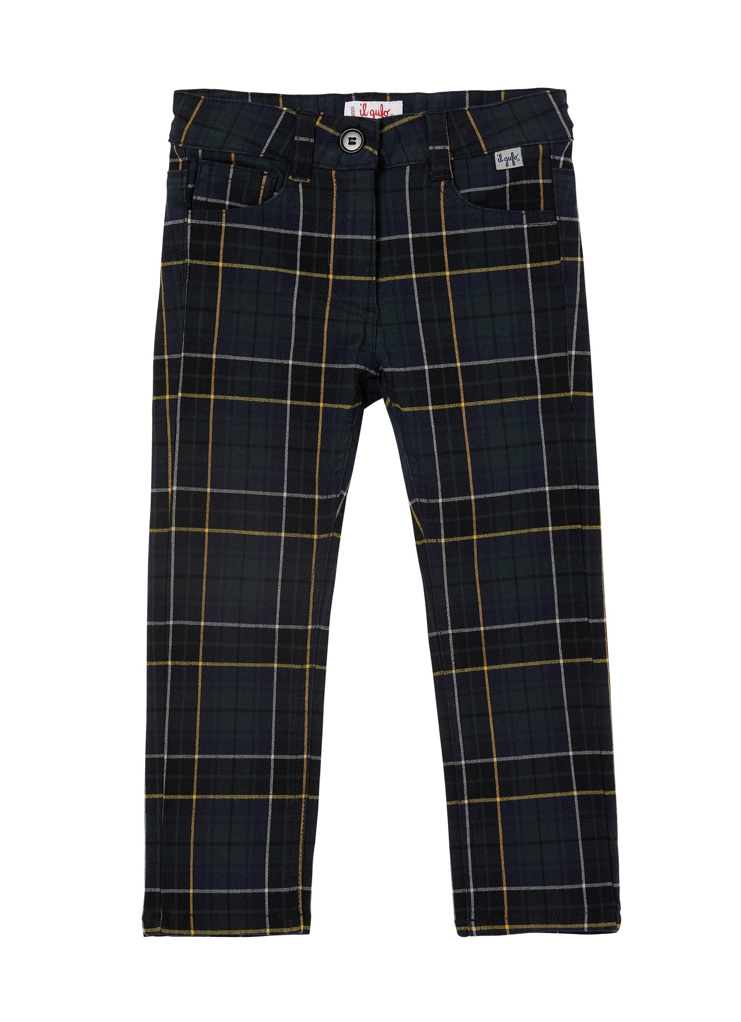 Girls | Tartan Trousers | Green Bosco