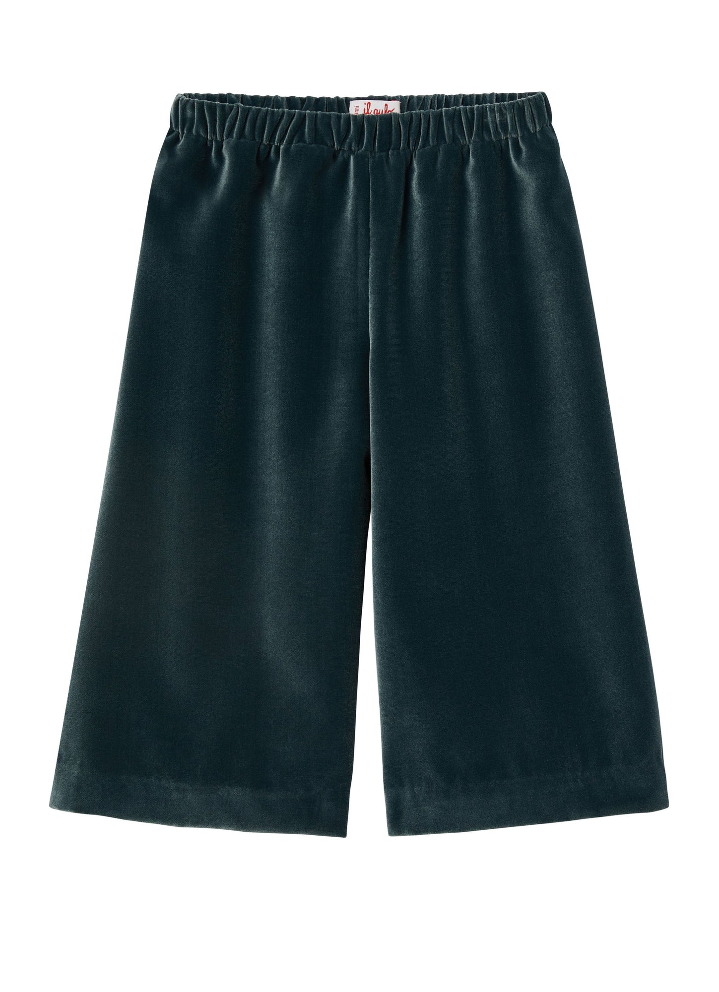 Girls | Velvet Culotte Trousers | Gray Castello