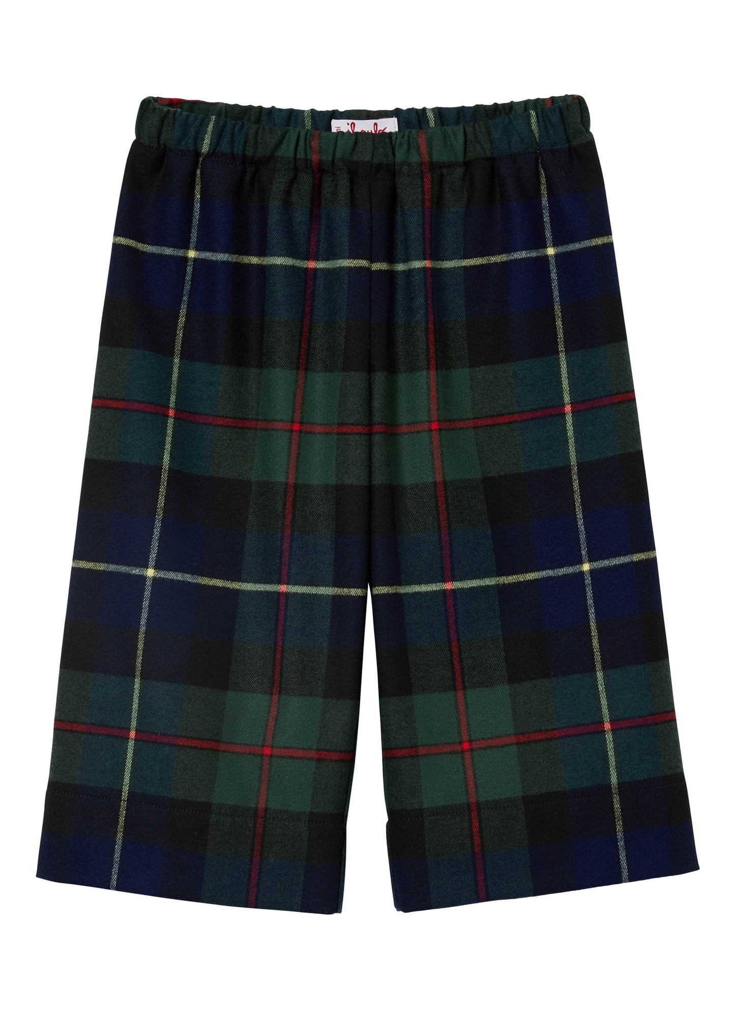 Girls | Tartan Pattern Trousers | Blue