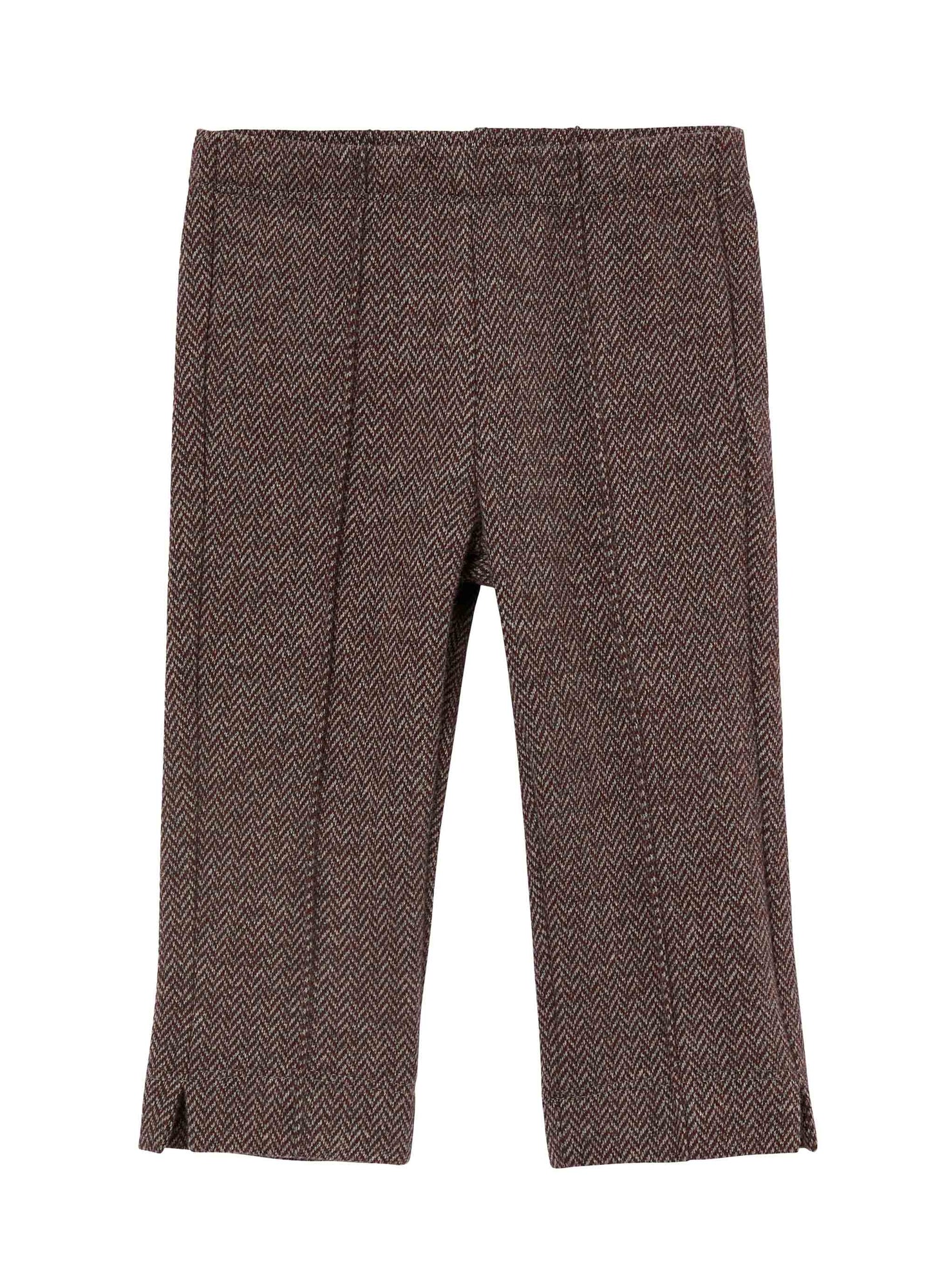 Girls | Chevron Skinny Trousers | Burgundy