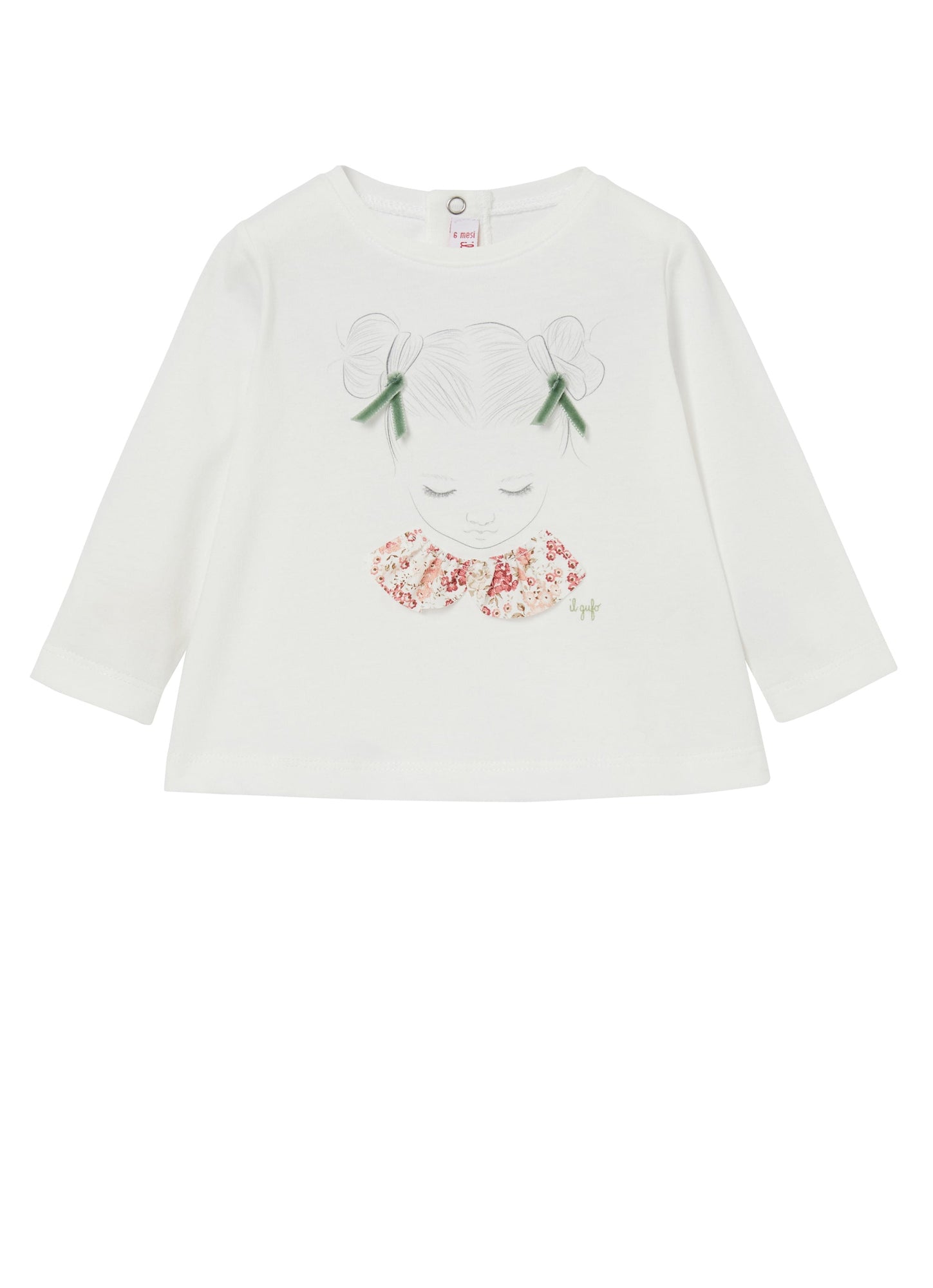Girls | T-Shirt With Little Girl | Milk Pink Cameo