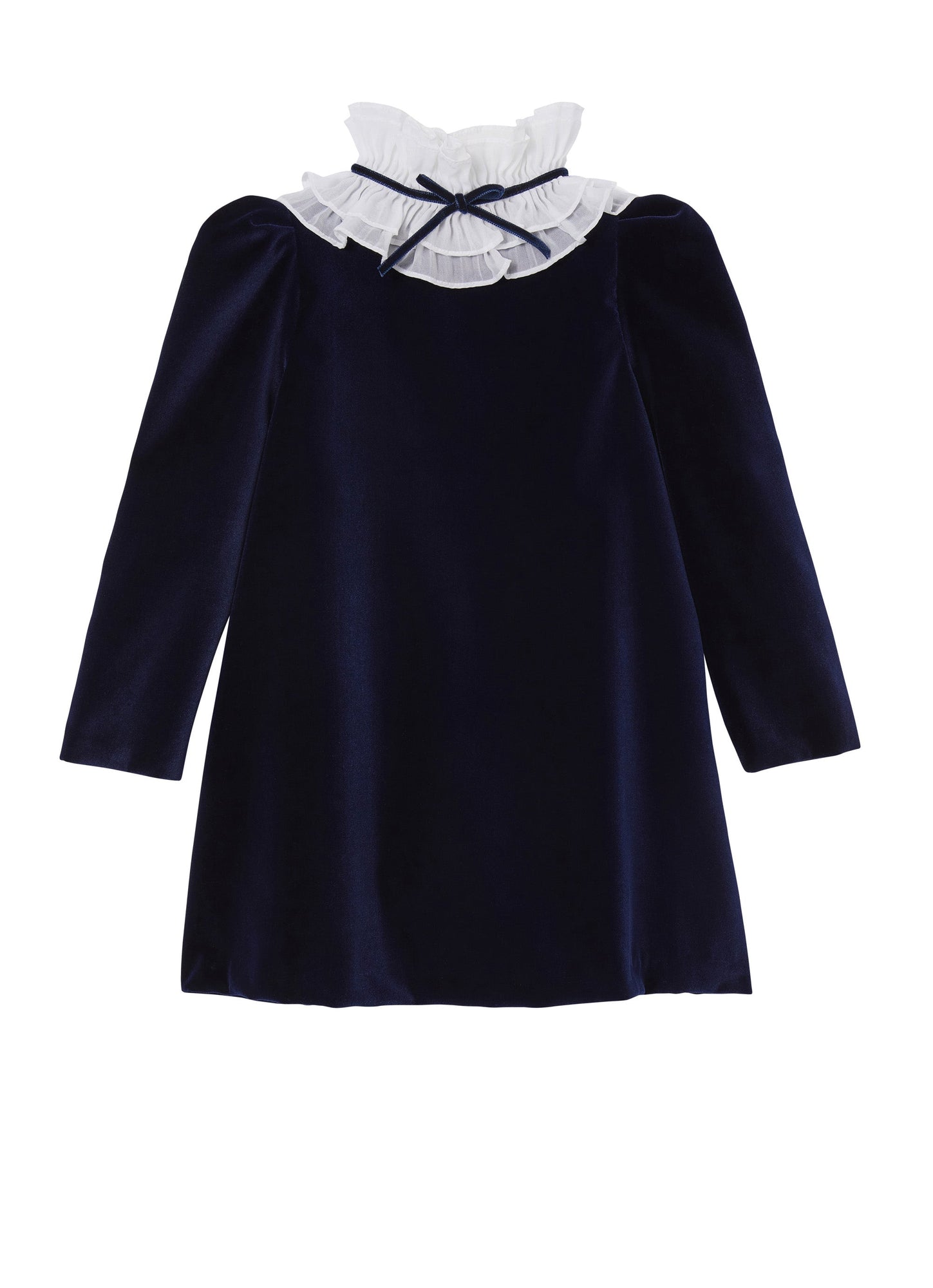 Girls | Velvet Dress | Night Blue