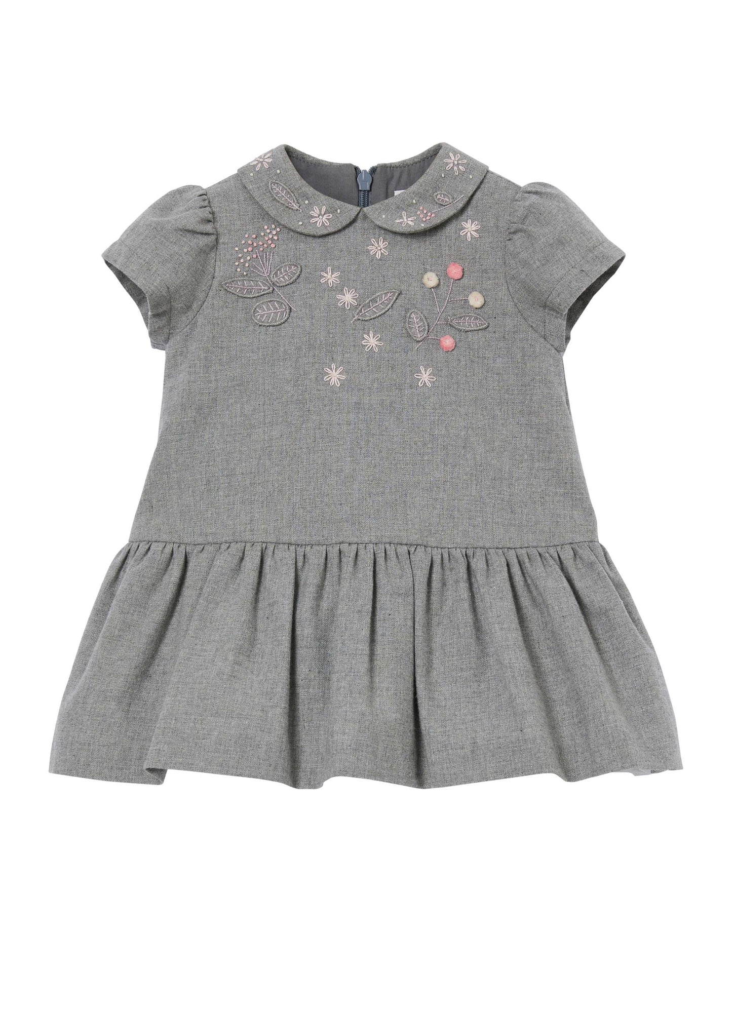 Baby Girls | Dress with Small Flowers | Nube Malva