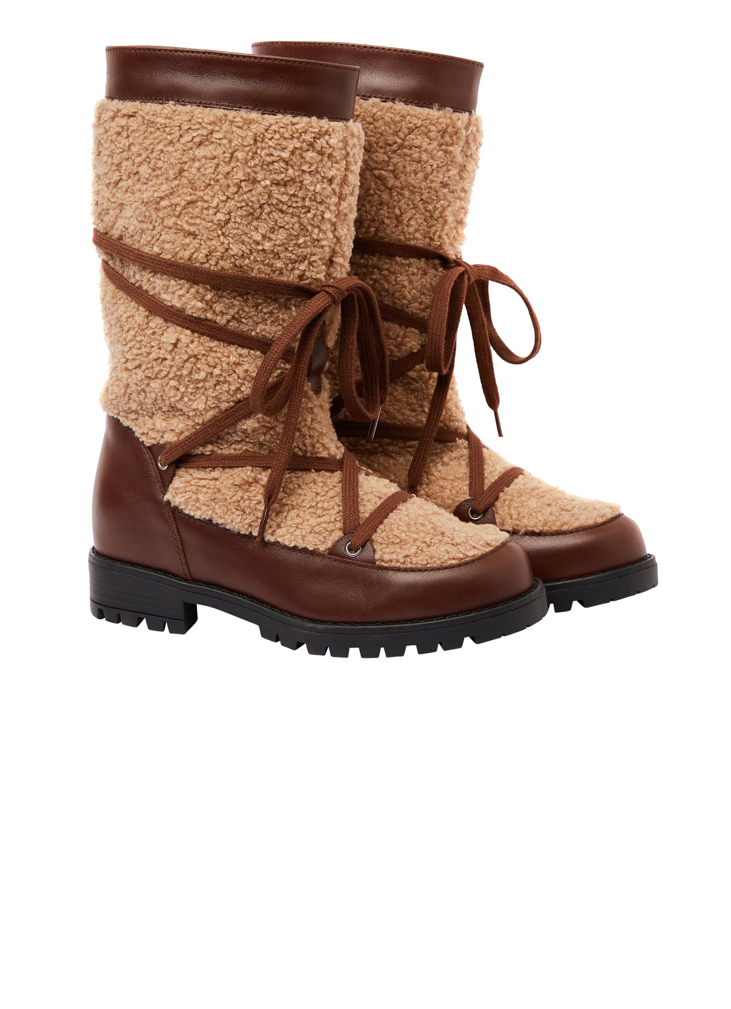 Girls | Curly Plush Boots | Sequoia