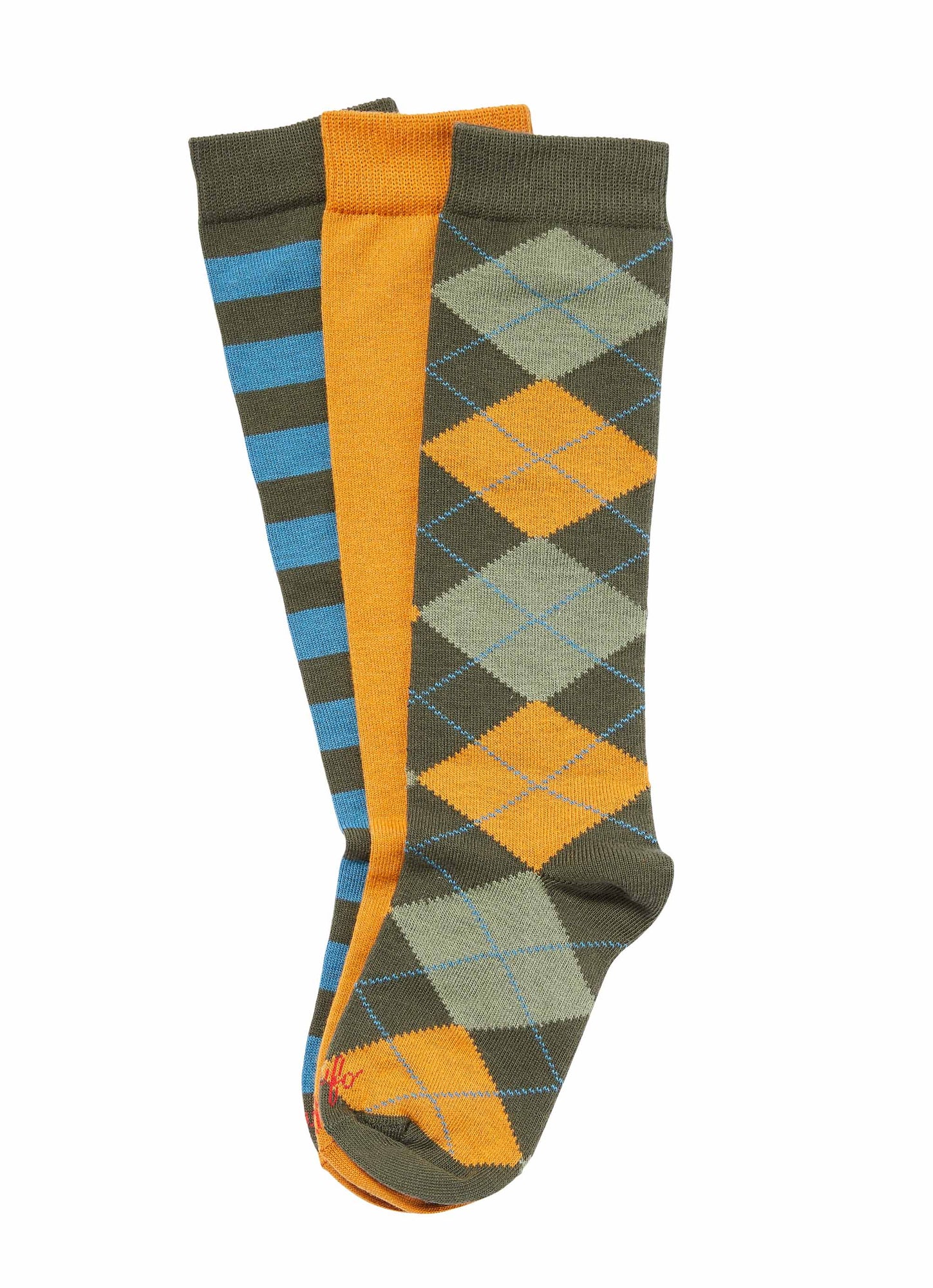 Boys | Set of Three Children'S Knee-Highs | Militare Caco