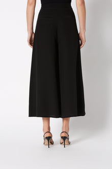 Silk Button Trouser Black - Scanlan Theodore US