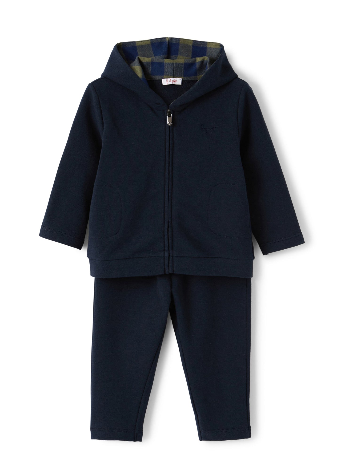 Baby Boys | Fleece Two-Piece Suit | Blue Scuro Green Blue